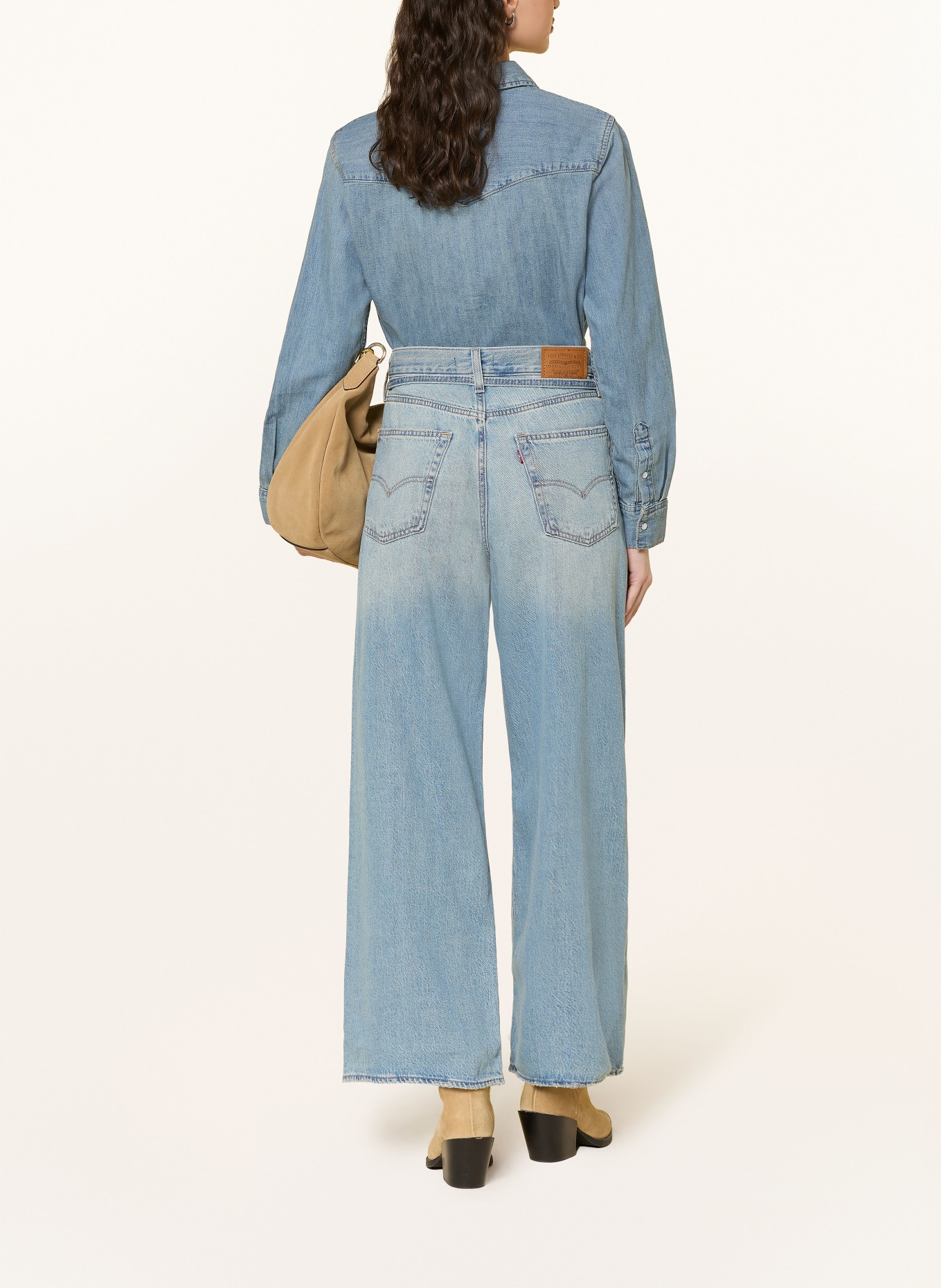 Levi's® džínová košile: MODRÁ