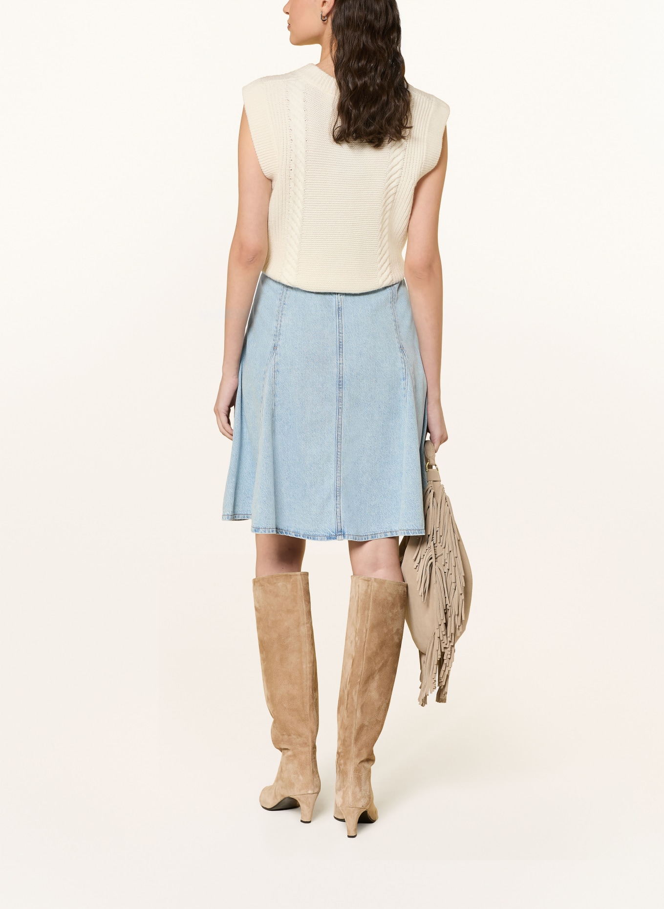 Levi's® spódnica jeansowa: JASNONIEBIESKI