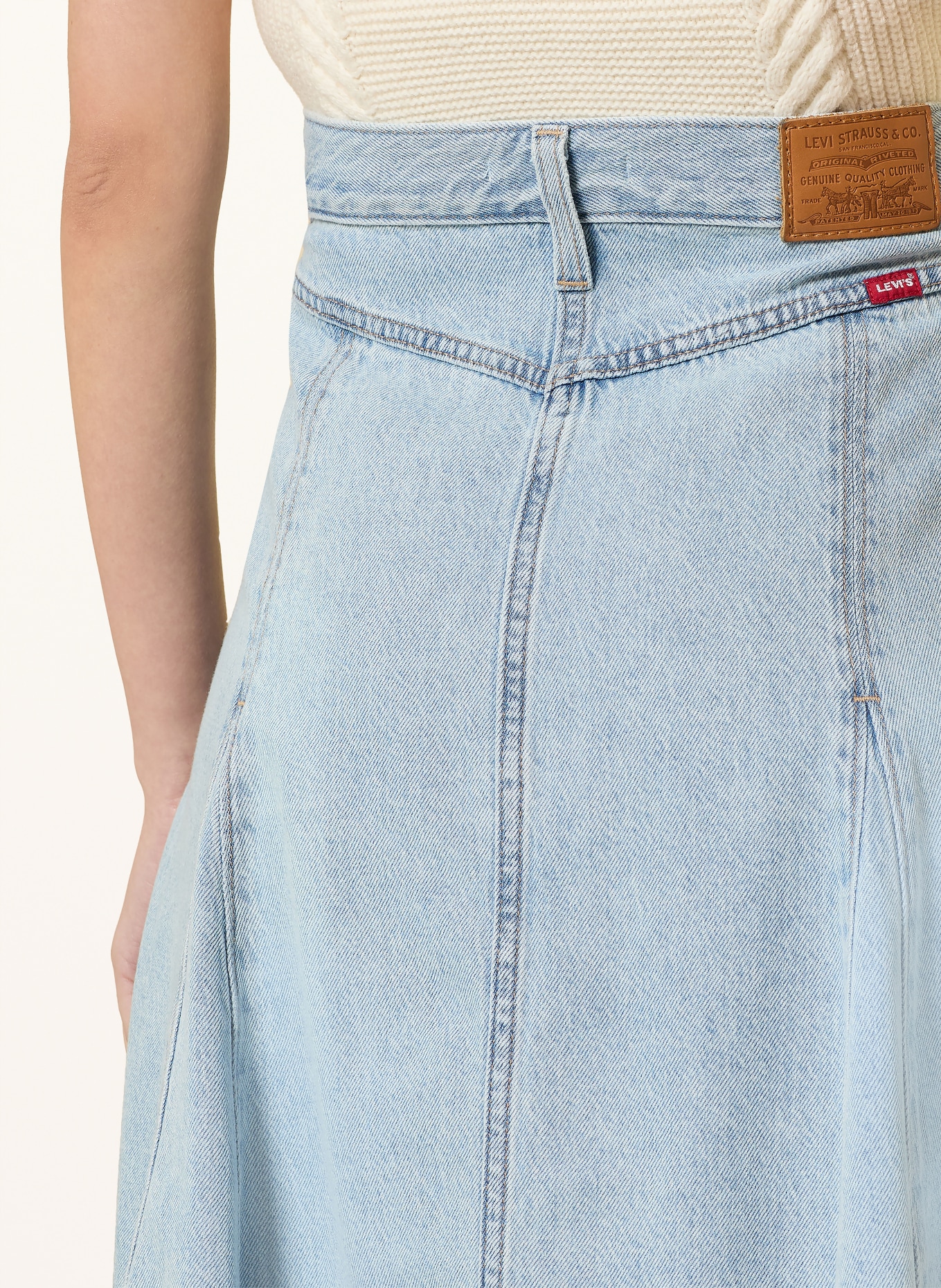 Levi's® spódnica jeansowa: JASNONIEBIESKI