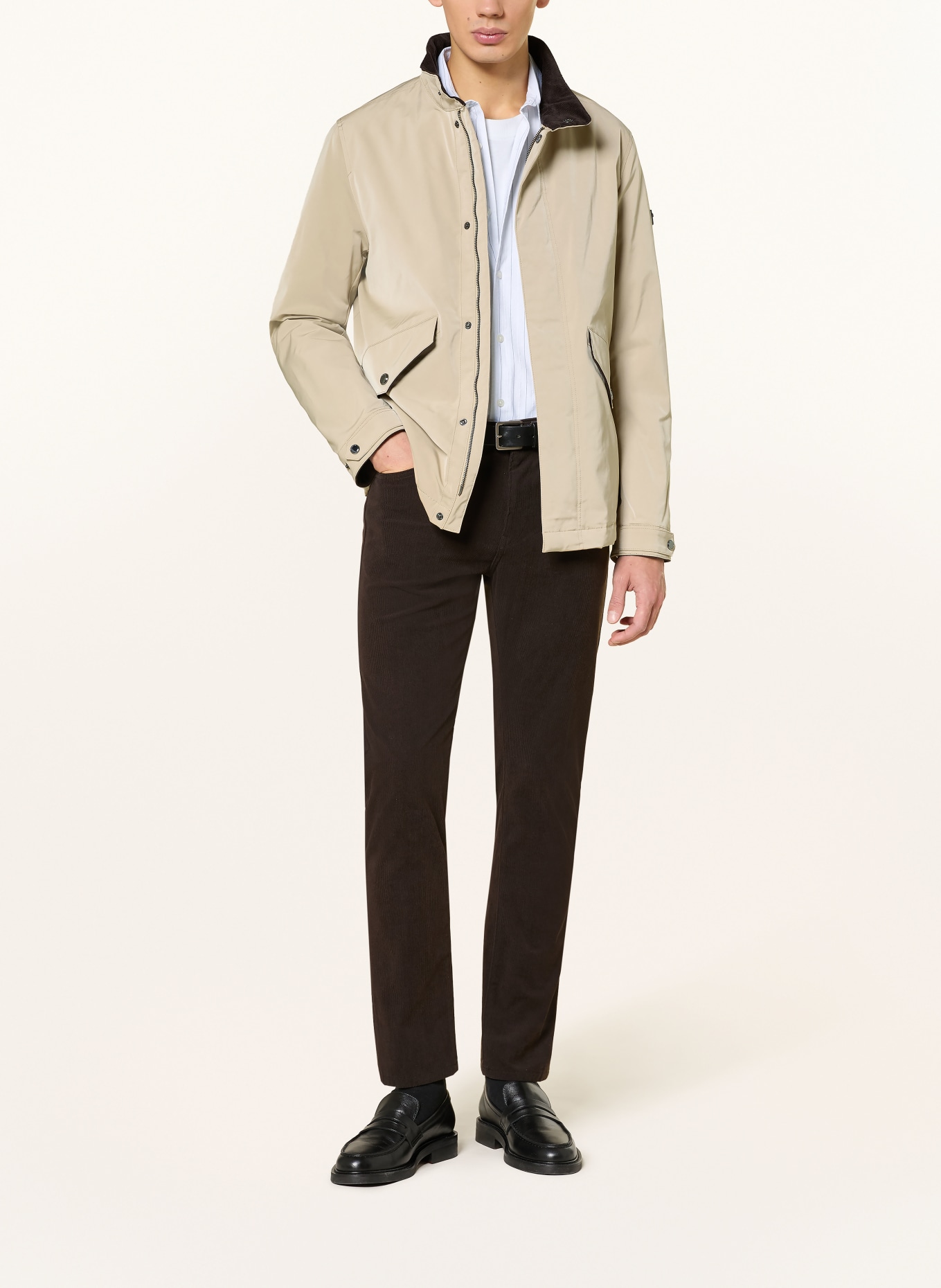 bugatti Jacke: HELLBRAUN