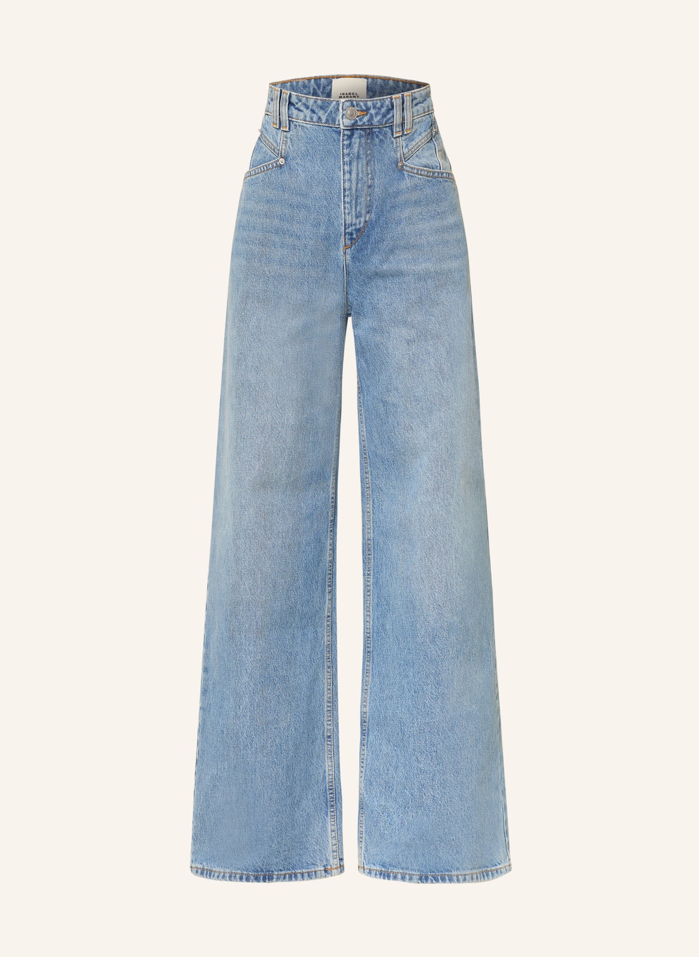 MARANT ÉTOILE Dżinsy z szerokimi nogawkami LEMONY: 30LU LIGHT BLUE