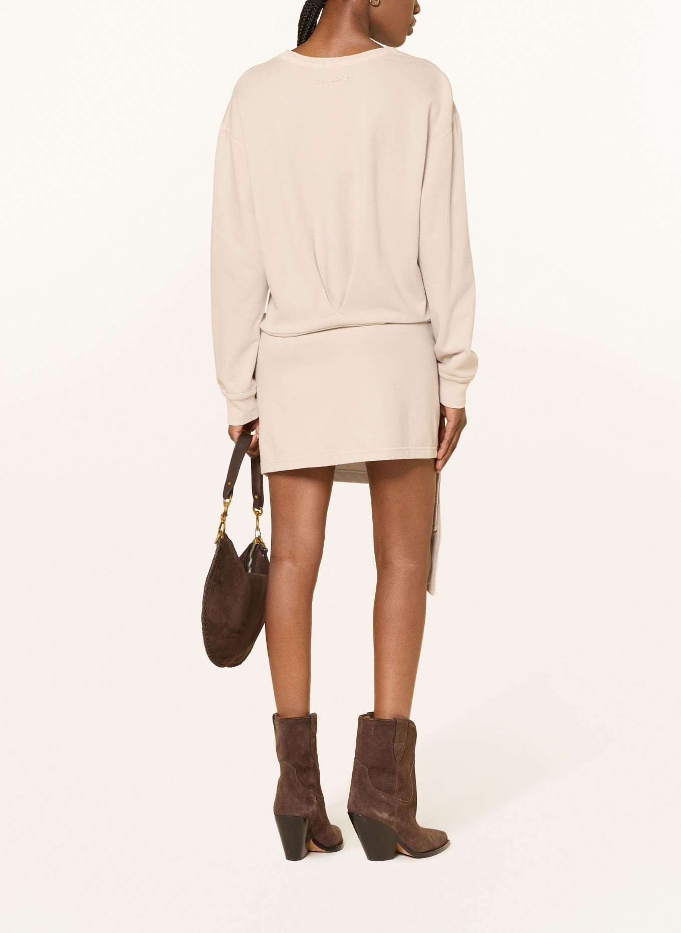 MARANT ÉTOILE Sukienka dresowa ZAE: BEŻOWY