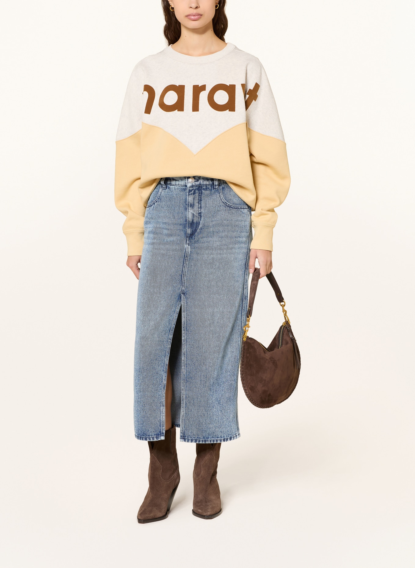 MARANT ÉTOILE Jeansrock FAHARIA: HELLBLAU