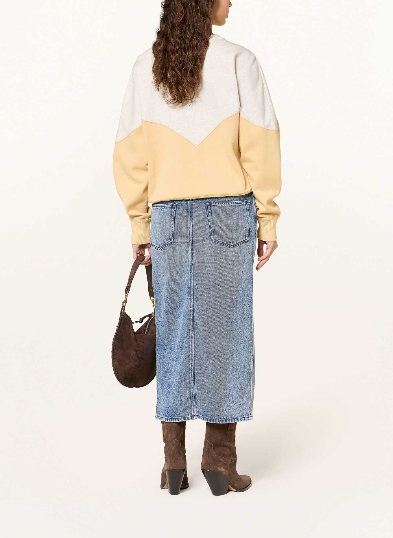 MARANT ÉTOILE Jeansrock FAHARIA: HELLBLAU