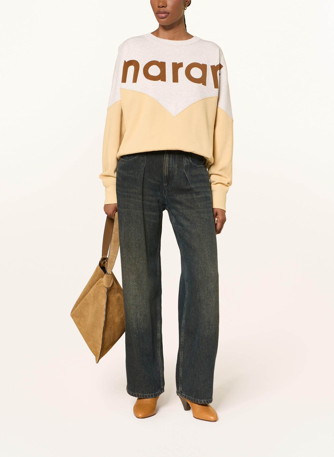 MARANT ÉTOILE Spodnie RODAYNA w stylu jeansowym: 30YB DIRTY BLUE