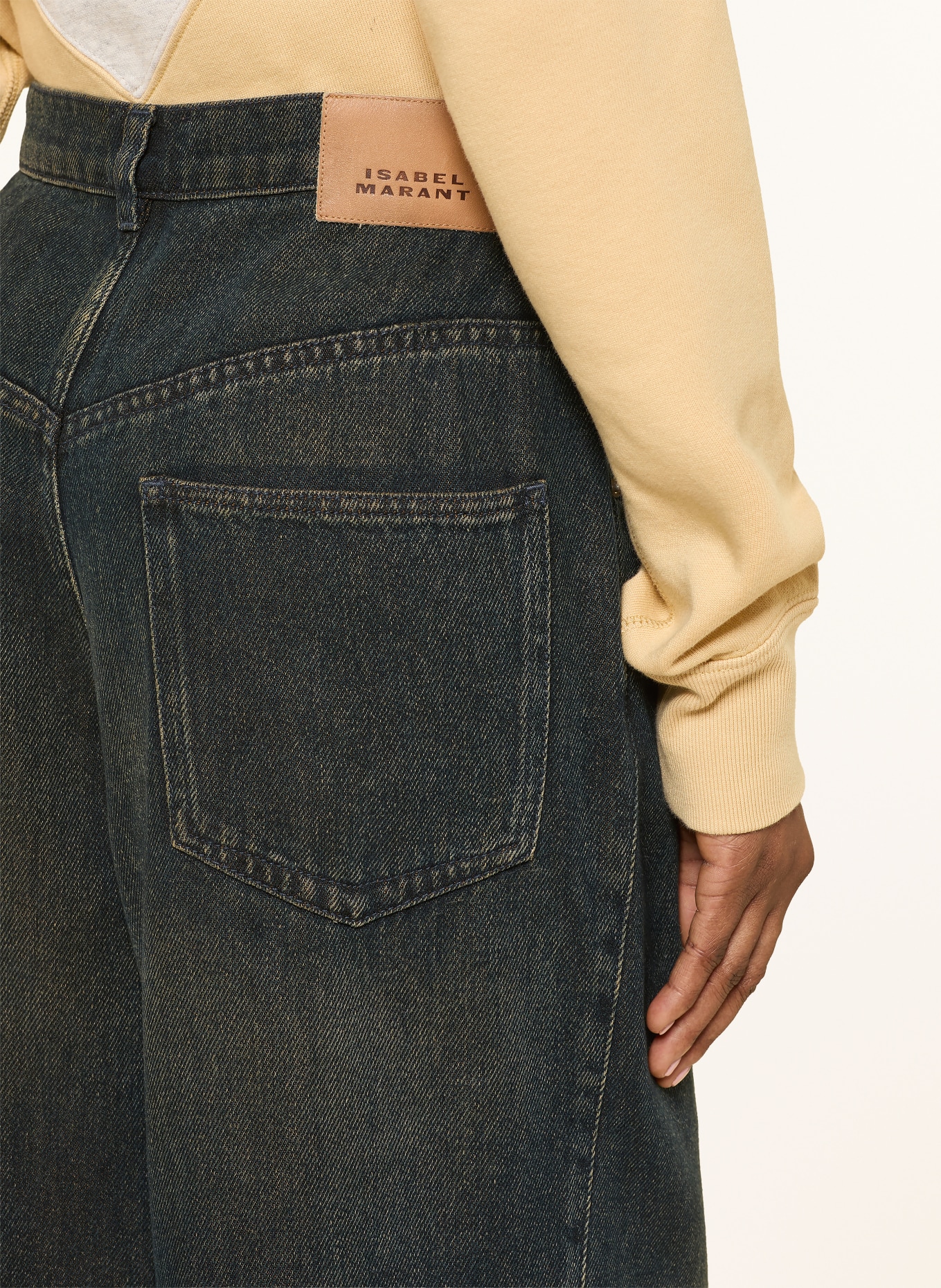 MARANT ÉTOILE Spodnie RODAYNA w stylu jeansowym: 30YB DIRTY BLUE