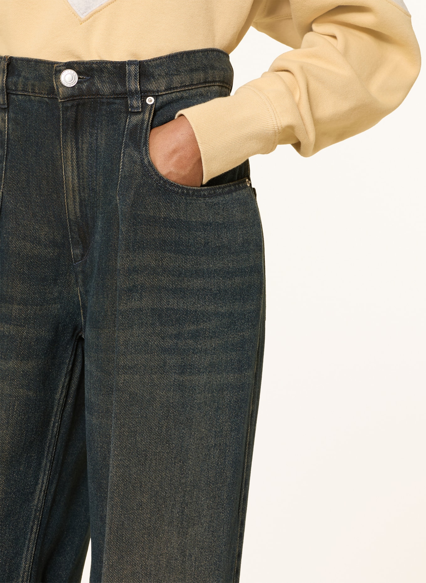 MARANT ÉTOILE Spodnie RODAYNA w stylu jeansowym: 30YB DIRTY BLUE