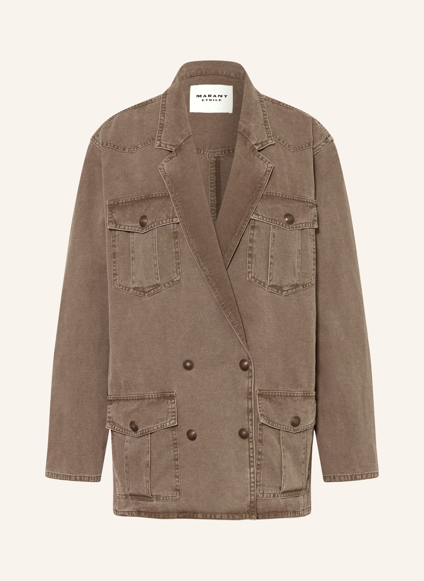 MARANT ÉTOILE Fieldjacket NEVALA: KHAKI