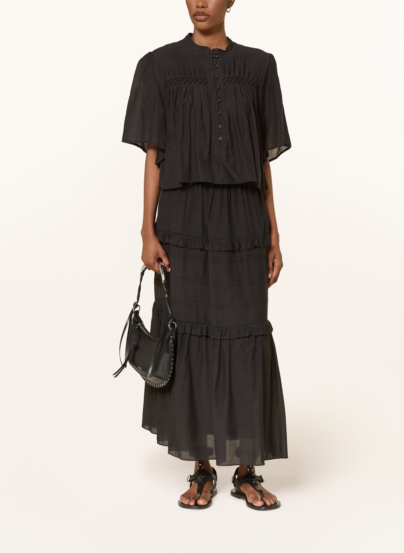 MARANT ÉTOILE Blusenshirt DESTINY: SCHWARZ