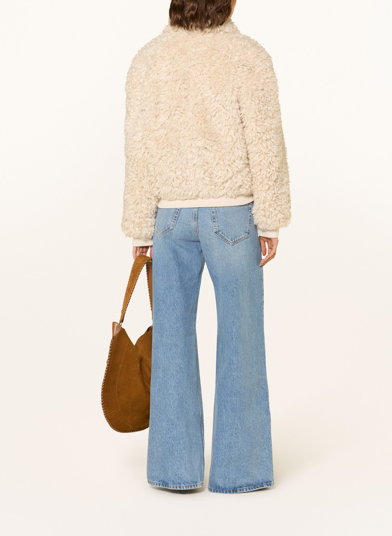 MARANT ÉTOILE Kunstfell-Jacke TAYMA: BEIGE