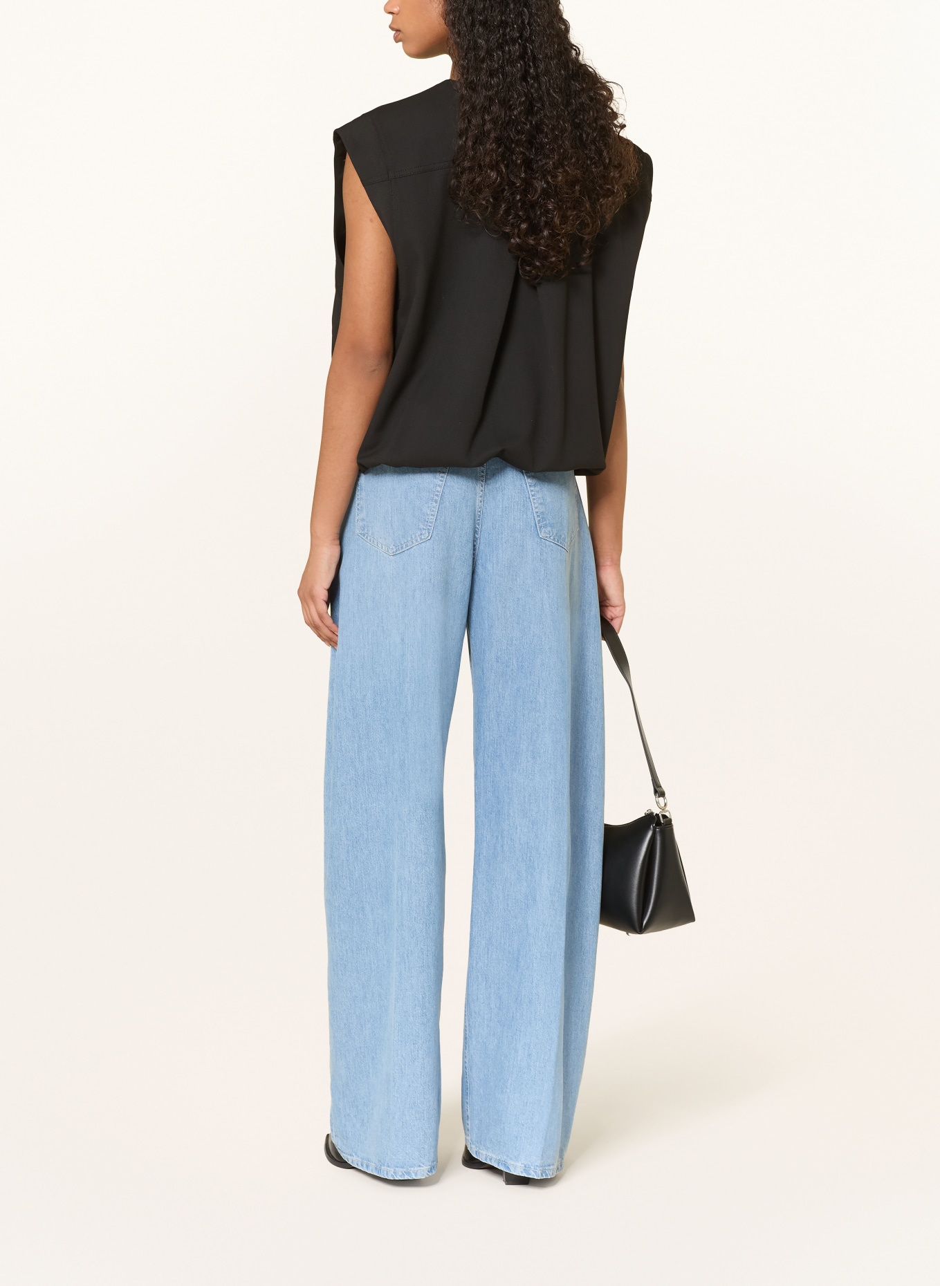 Dondup Wide Leg Jeans ALEK: 800 HELLBLAU