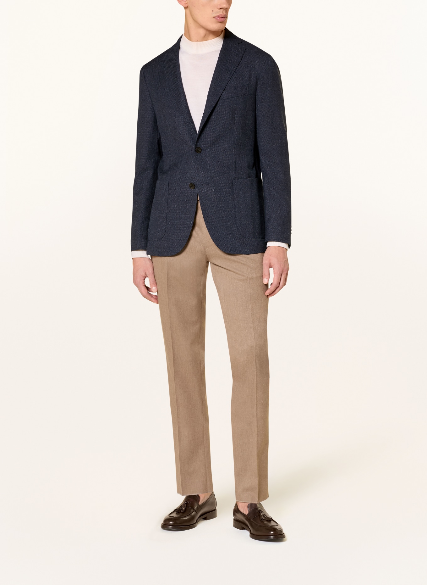 BOGLIOLI Sako Extra Slim Fit: TMAVĚ MODRÁ