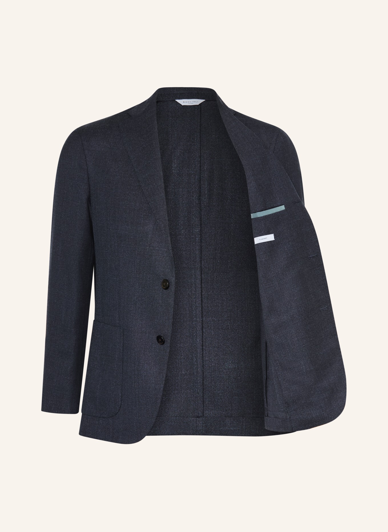 BOGLIOLI Sako Extra Slim Fit: TMAVĚ MODRÁ