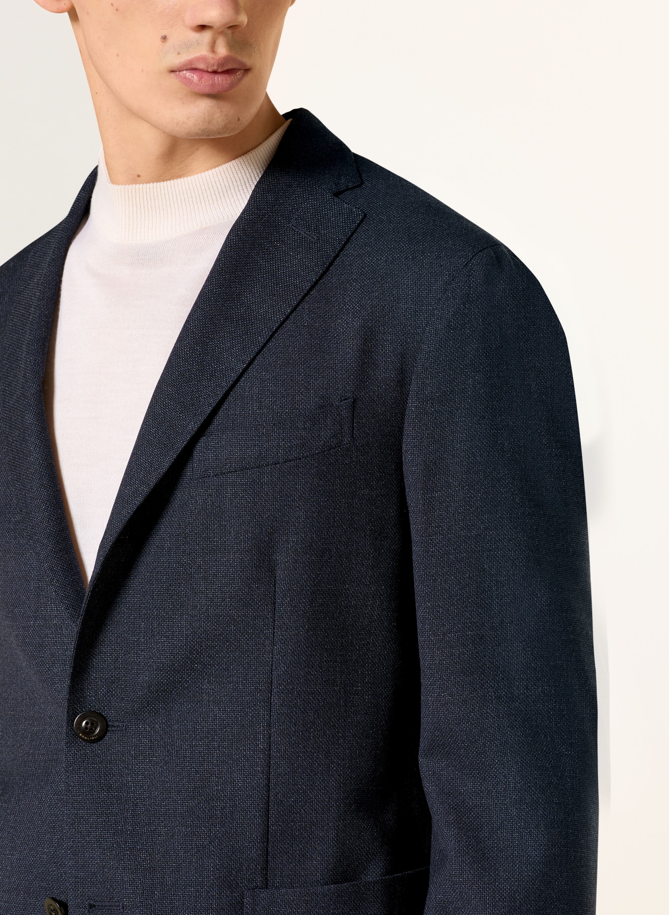 BOGLIOLI Sako Extra Slim Fit: TMAVĚ MODRÁ