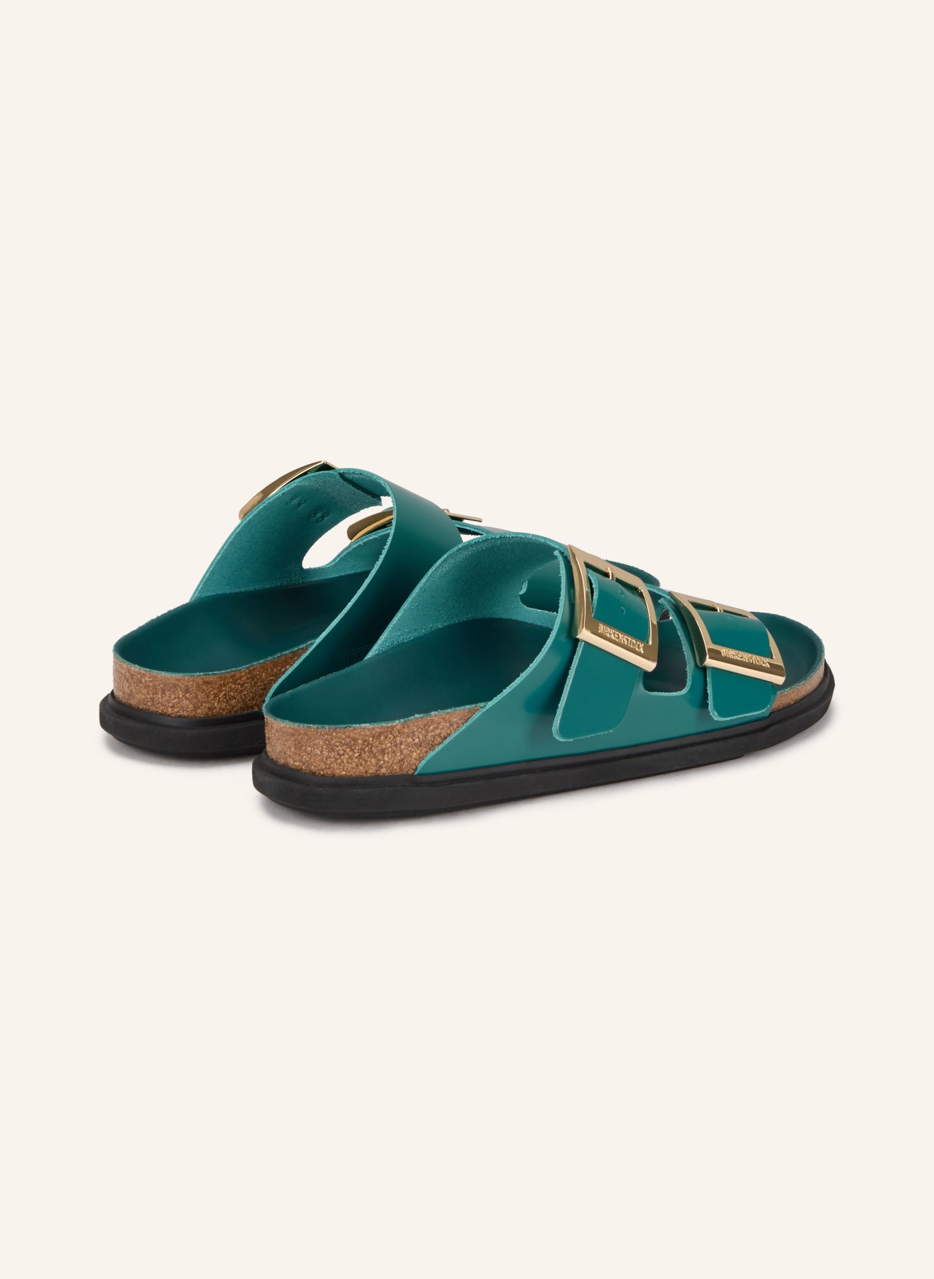 BIRKENSTOCK Pantoletten ARIZONA DROPLET BUCKLE: PETROL