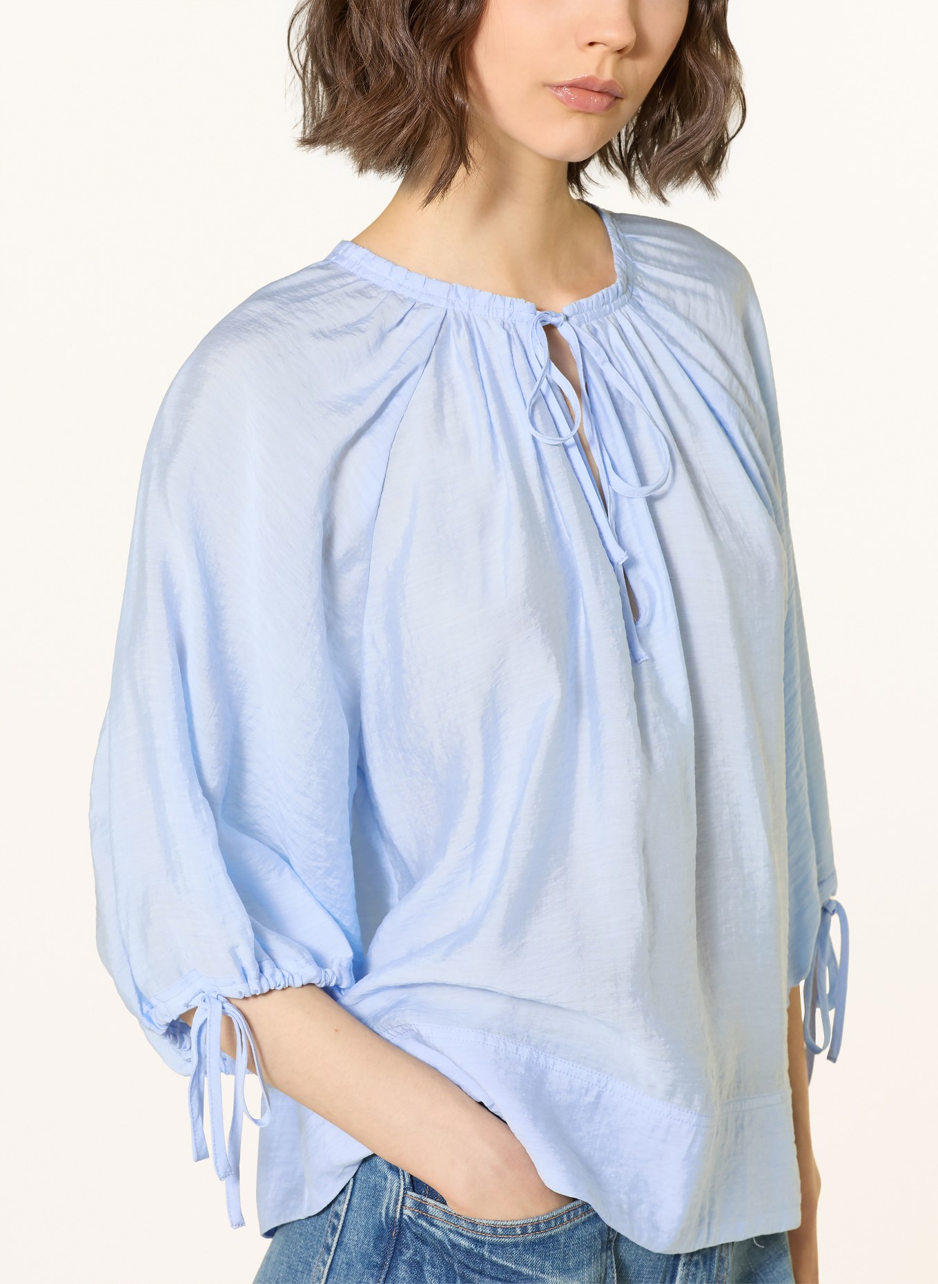 SAMSØE  SAMSØE Blusenshirt SAMETERAN: HELLBLAU