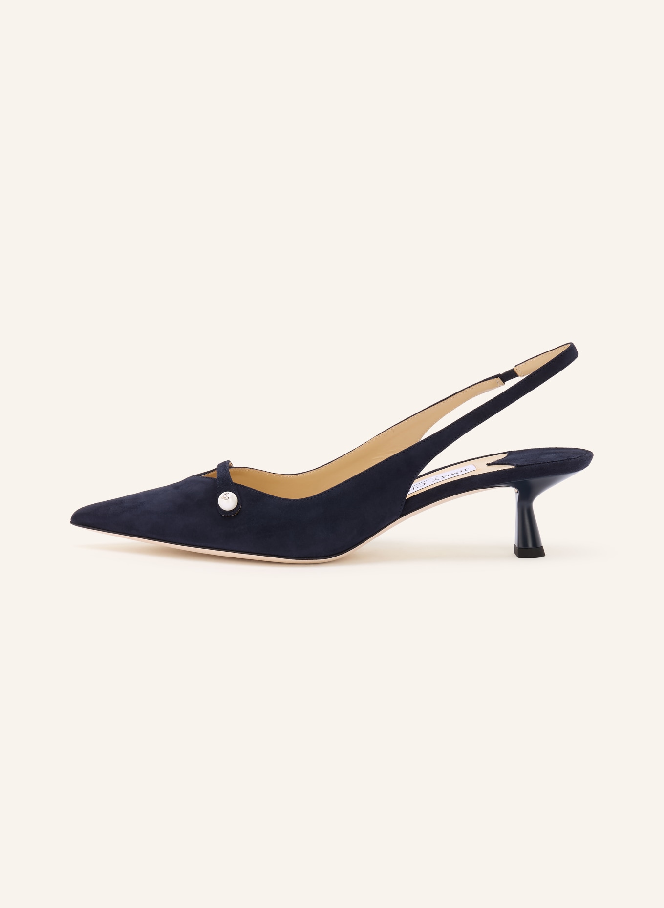 JIMMY CHOO Slingpumps AMITA 45: DUNKELBLAU
