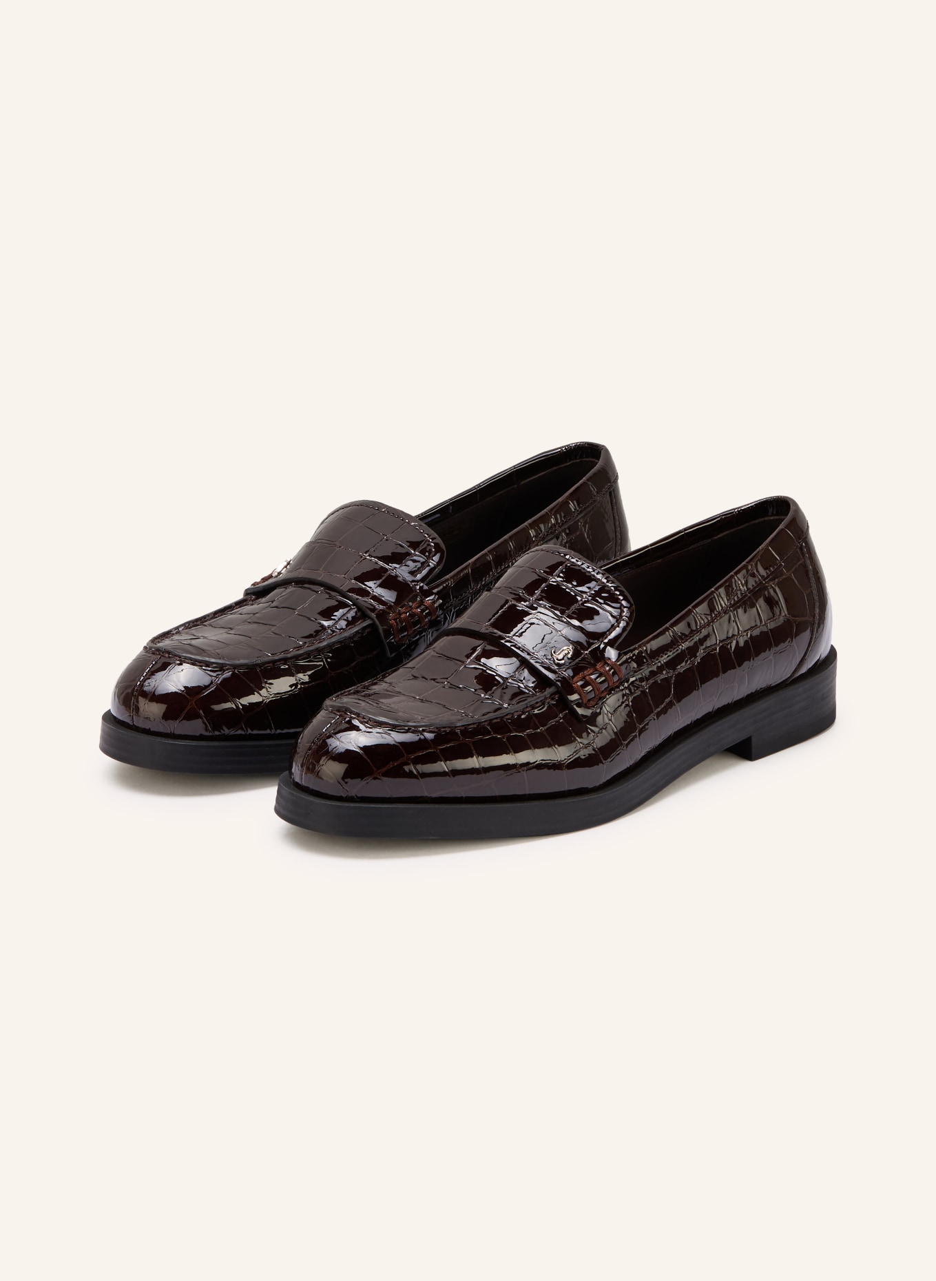 JIMMY CHOO Penny-Loafer IVY: DUNKELBRAUN