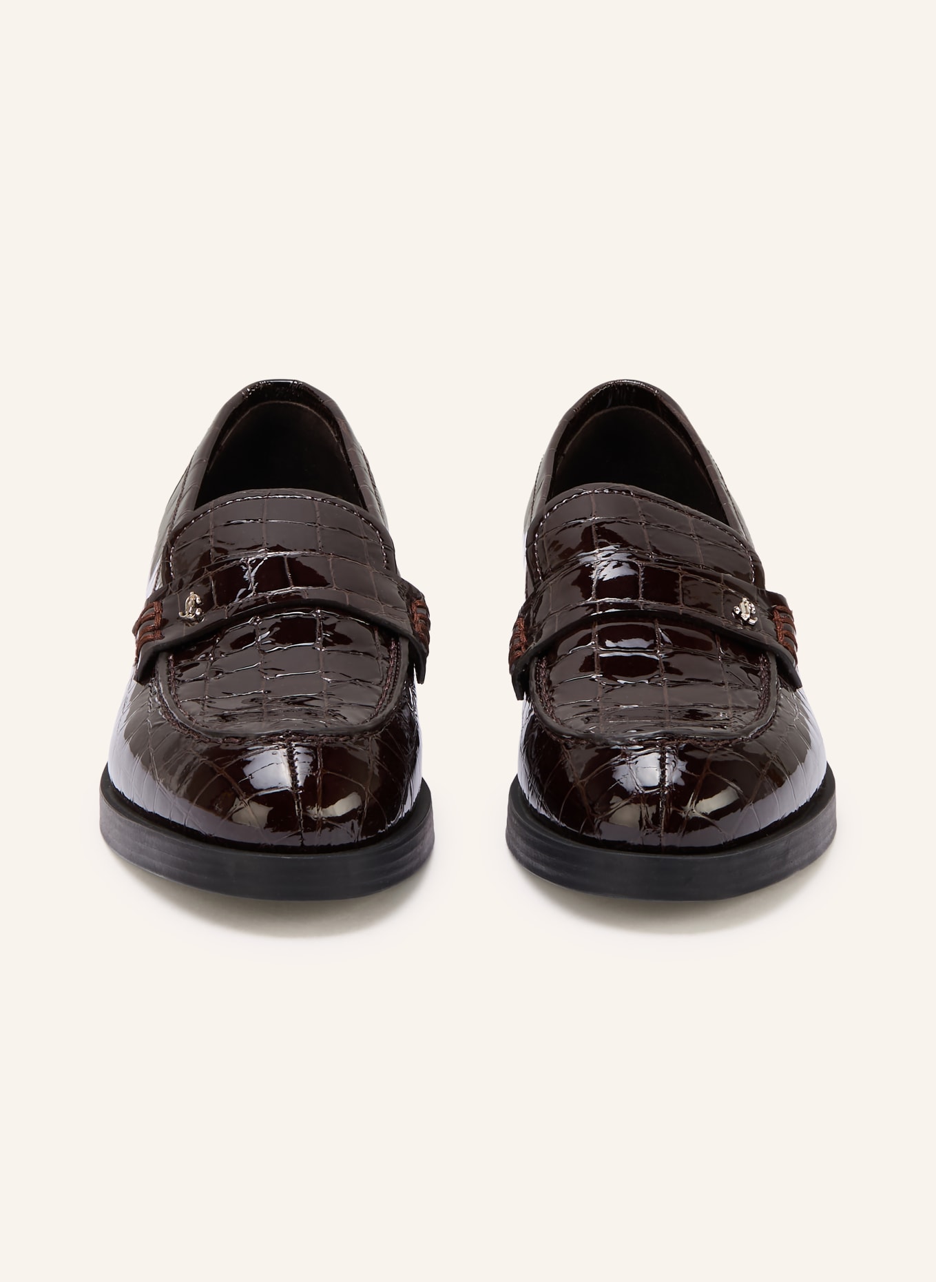 JIMMY CHOO Penny-Loafer IVY: DUNKELBRAUN