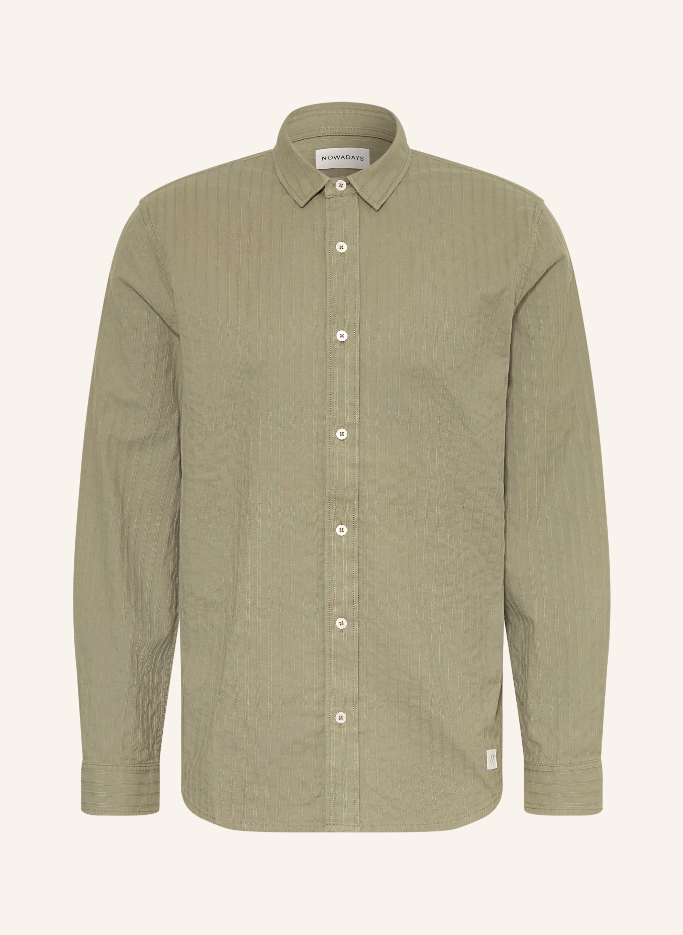 NOWADAYS Hemd Regular Fit: HELLGRÜN