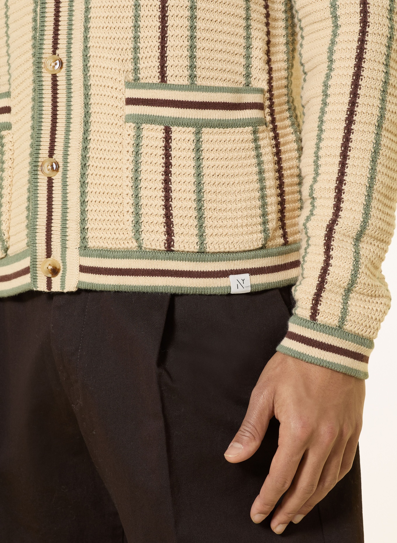 NOWADAYS svetr: BÉŽOVÁ / HNĚDÁ / TYRKYSOVÁ