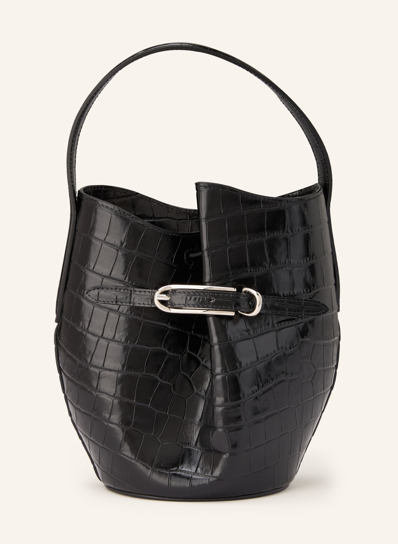 LIFFNER Handtasche: SCHWARZ / SILBER