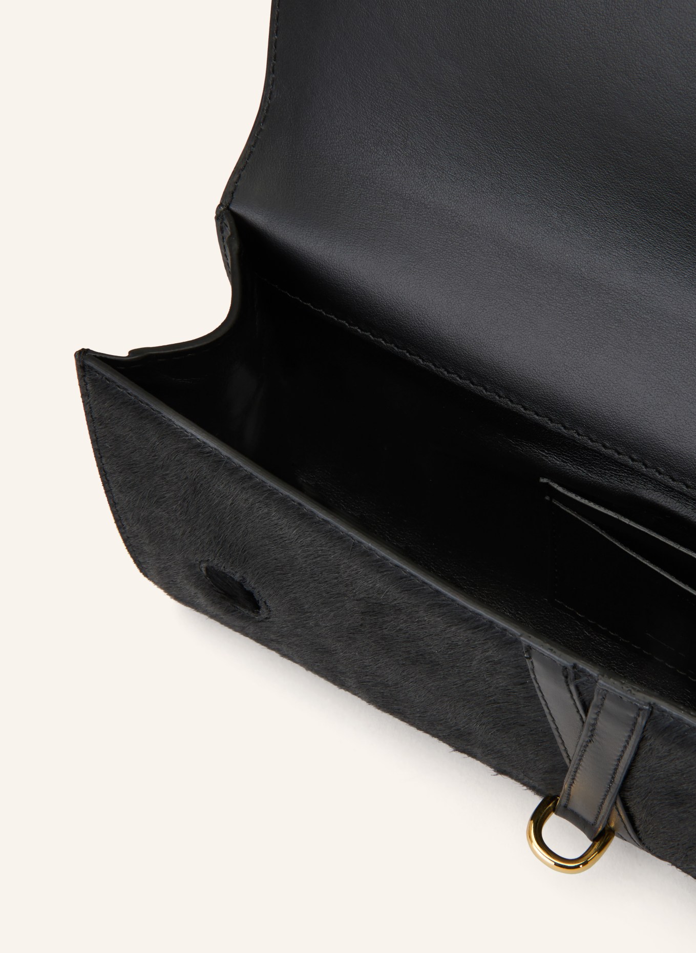 LIFFNER clutch: BLACK