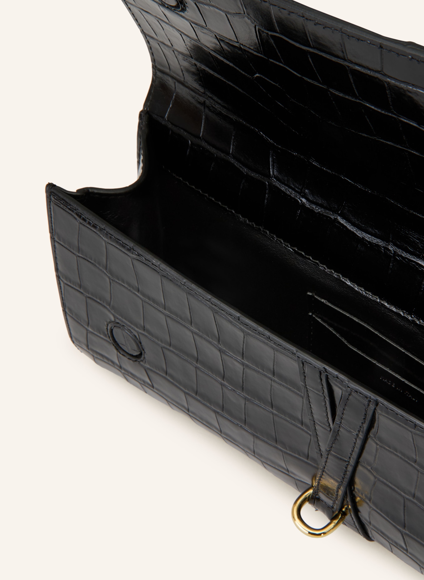 LIFFNER Clutch: SCHWARZ