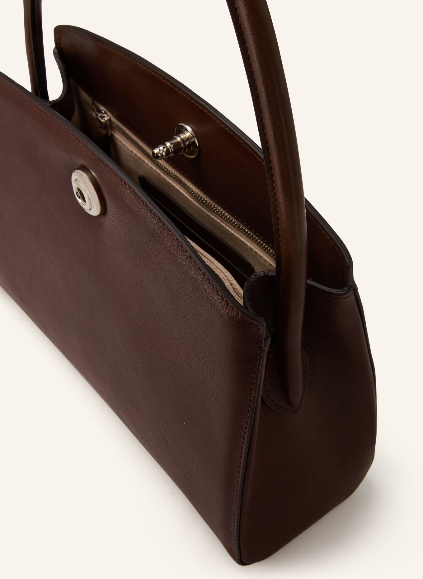 LIFFNER kabelka: TMAVĚ HNĚDÁ