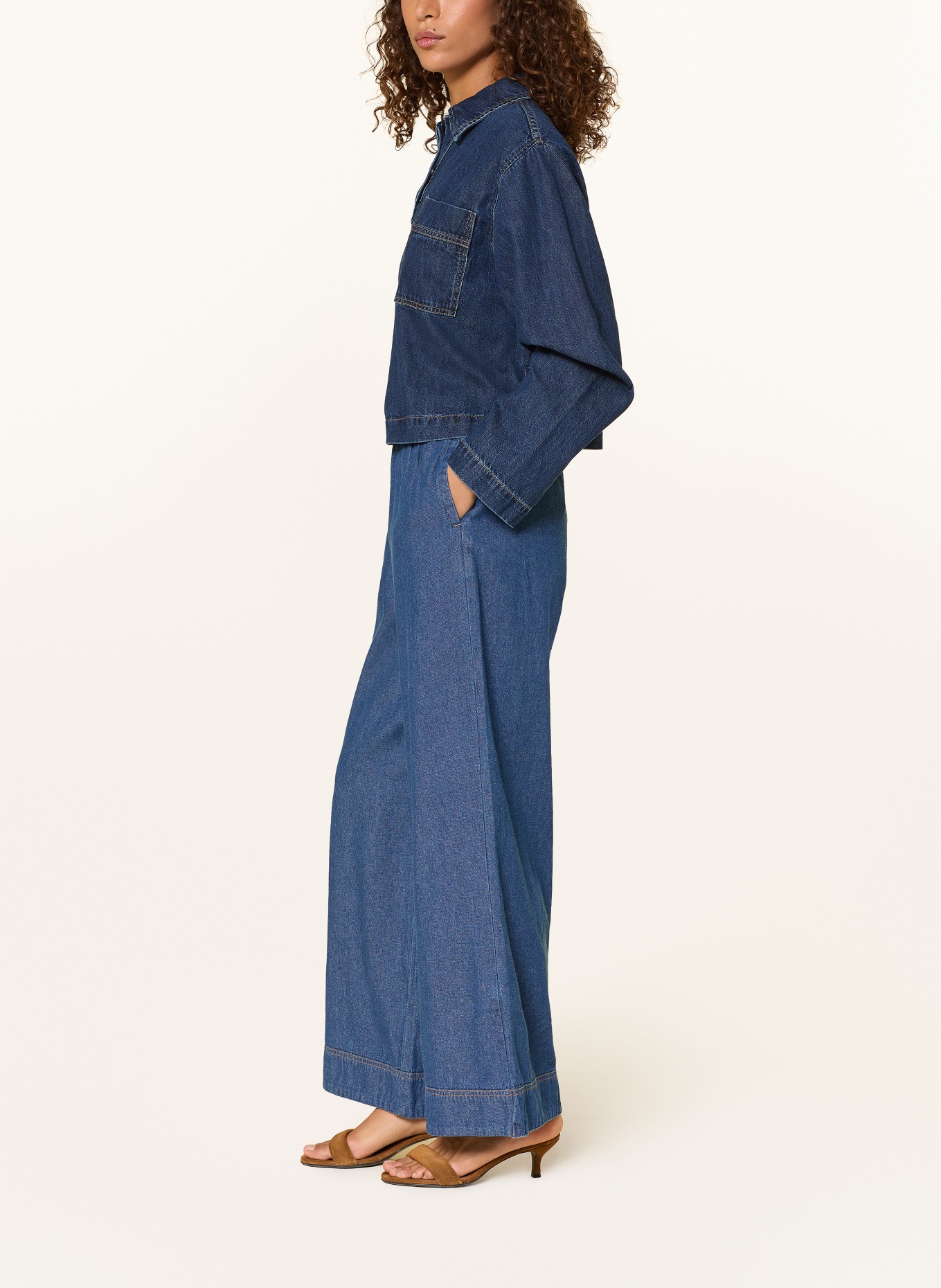 ICHI Wide Leg Jeans IHARCHER: 200339 Medium blue