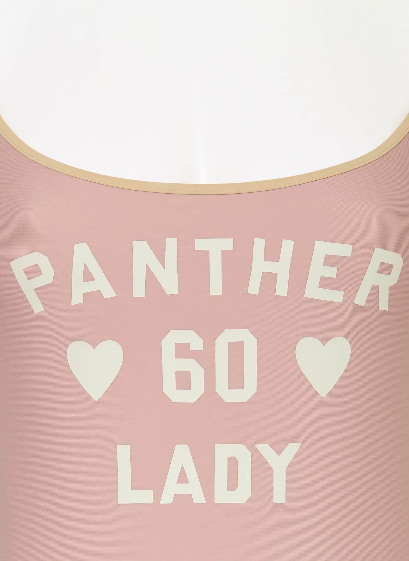 VALENTINO Badeanzug: ROSÉ / ECRU