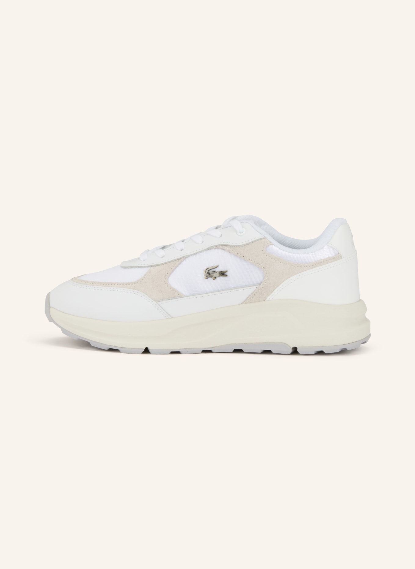 LACOSTE sneaker: ECRU / CREAM