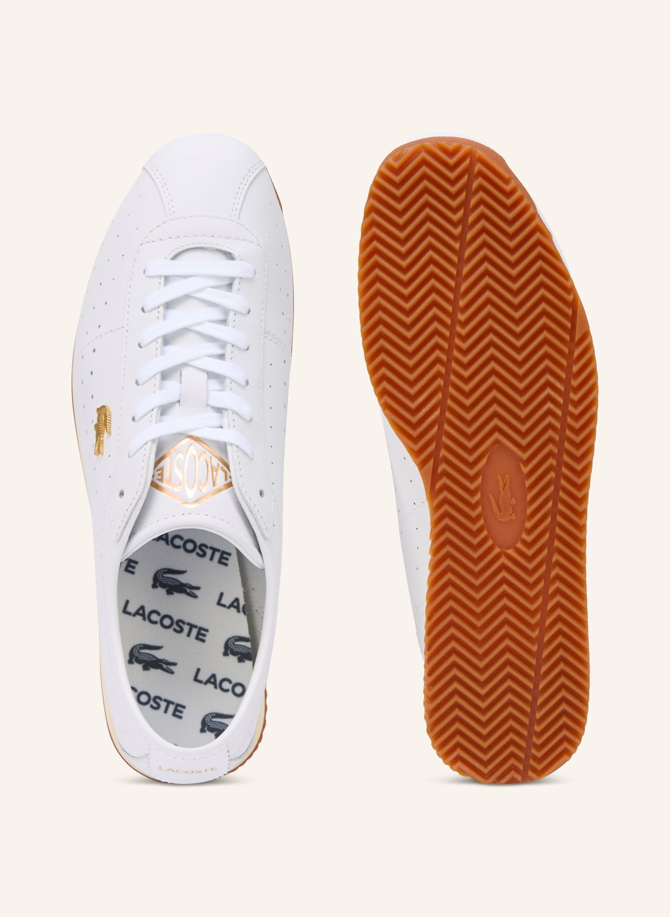 LACOSTE Sneakers CLUB: WEISS