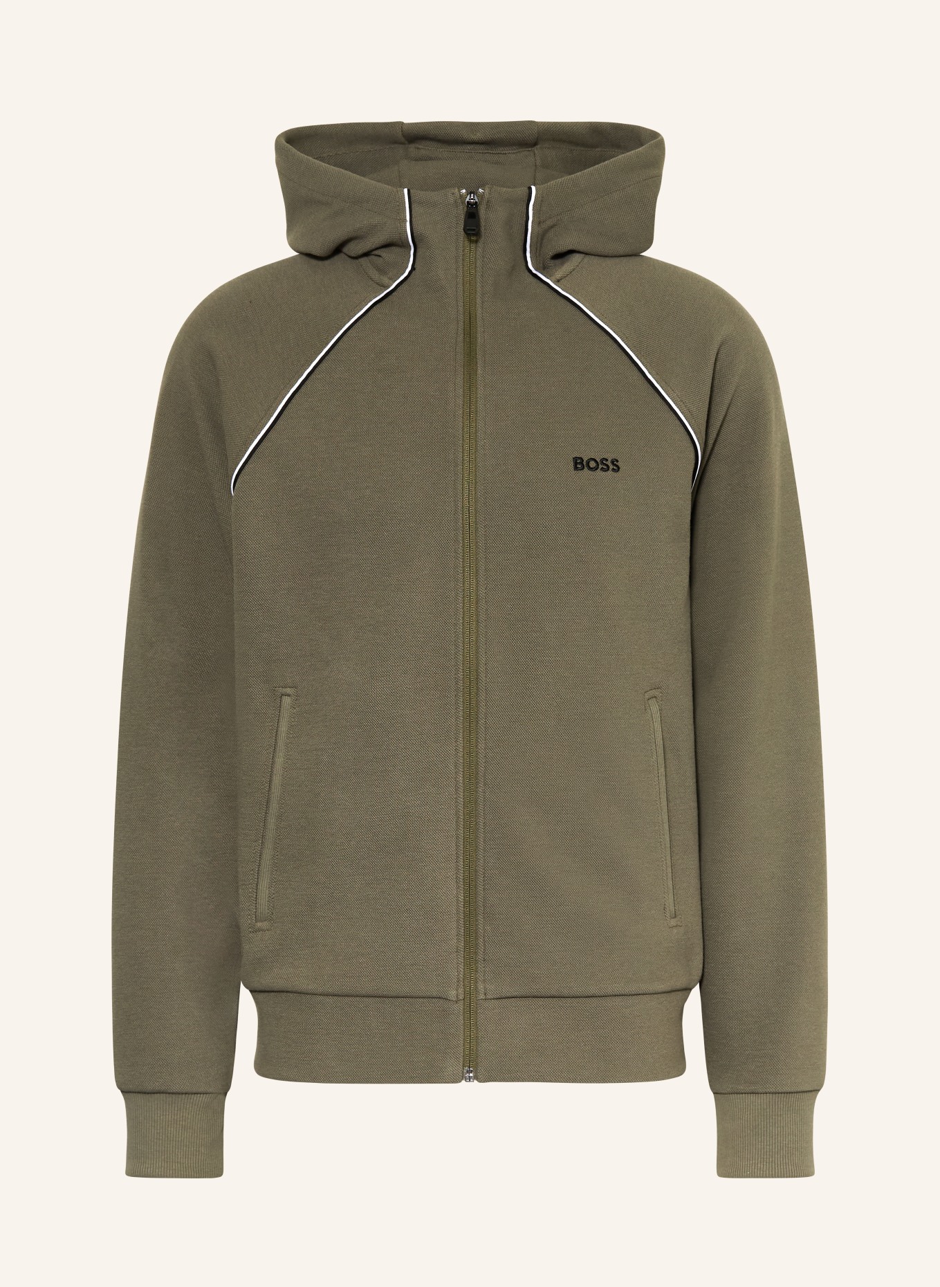 BOSS JOIN SAGGY Sweat Jacket: OLIVE