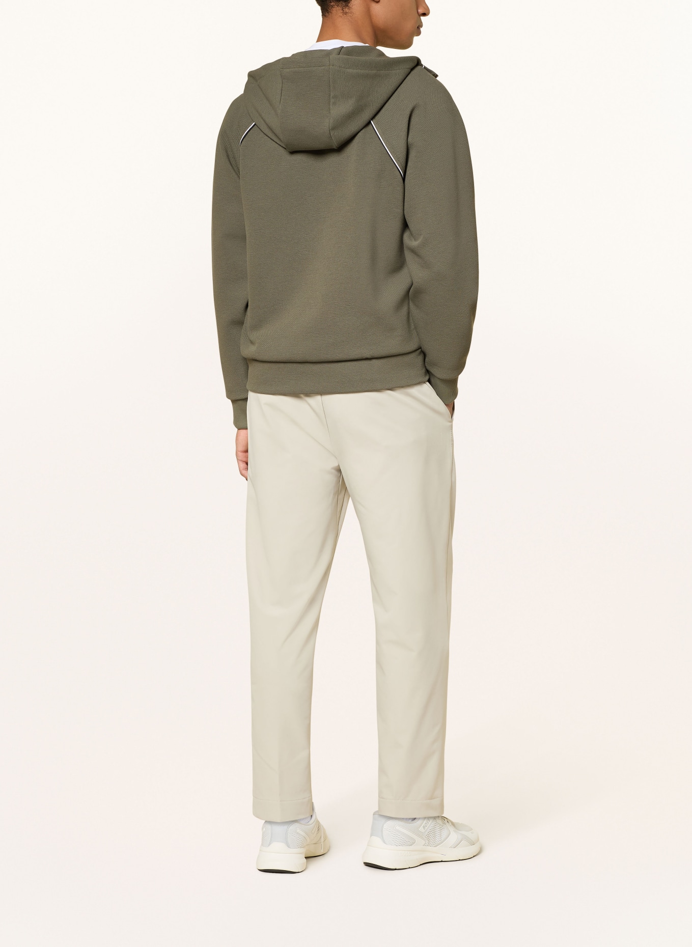 BOSS JOIN SAGGY Sweat Jacket: OLIVE
