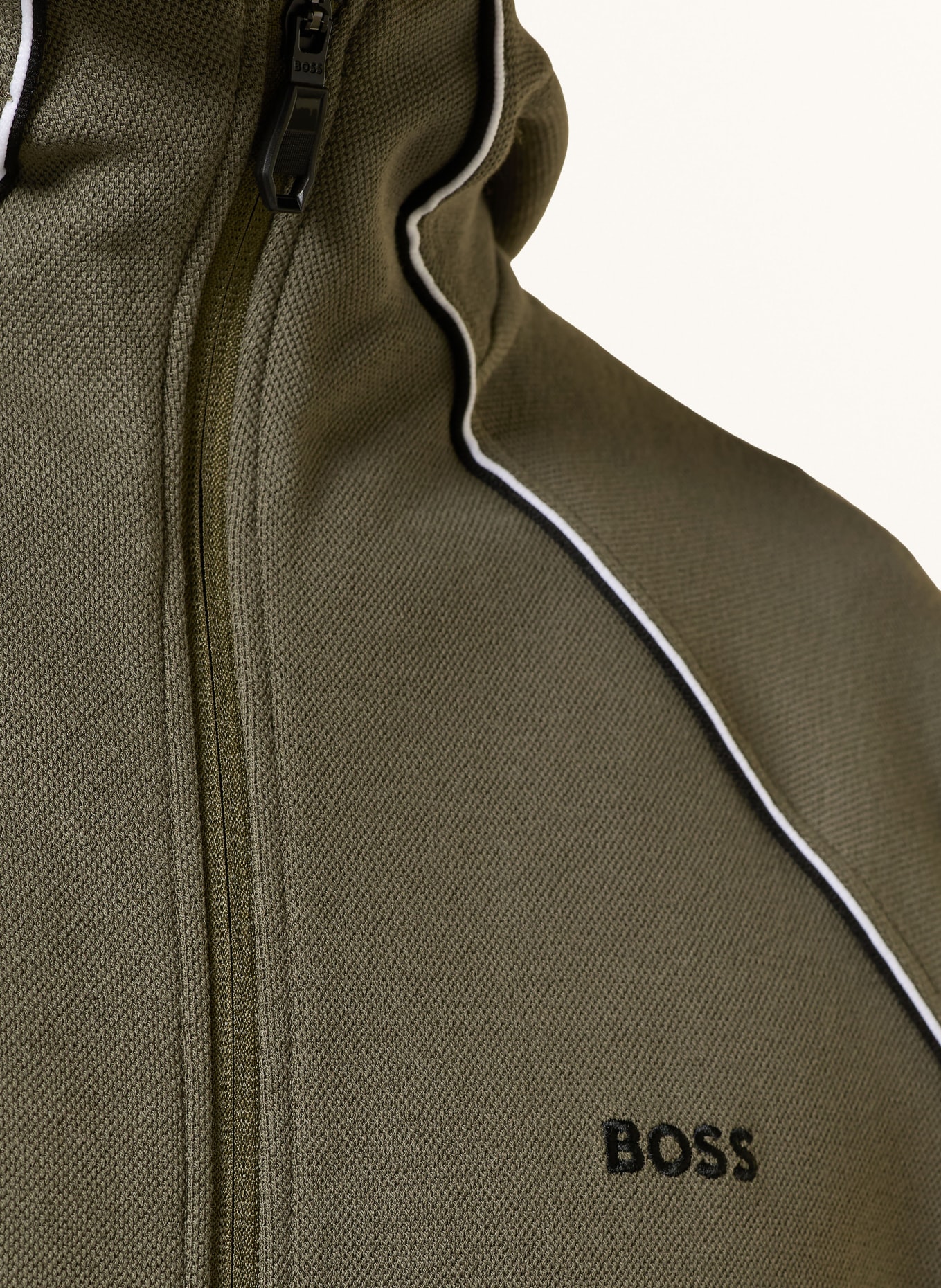 BOSS JOIN SAGGY Sweat Jacket: OLIVE