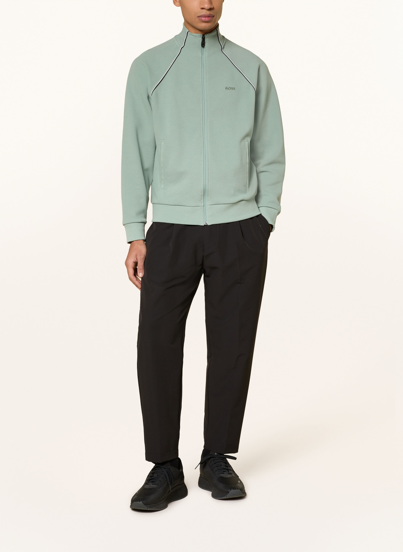 BOSS Sweatjacke JOIN SKAZ: GRÜN
