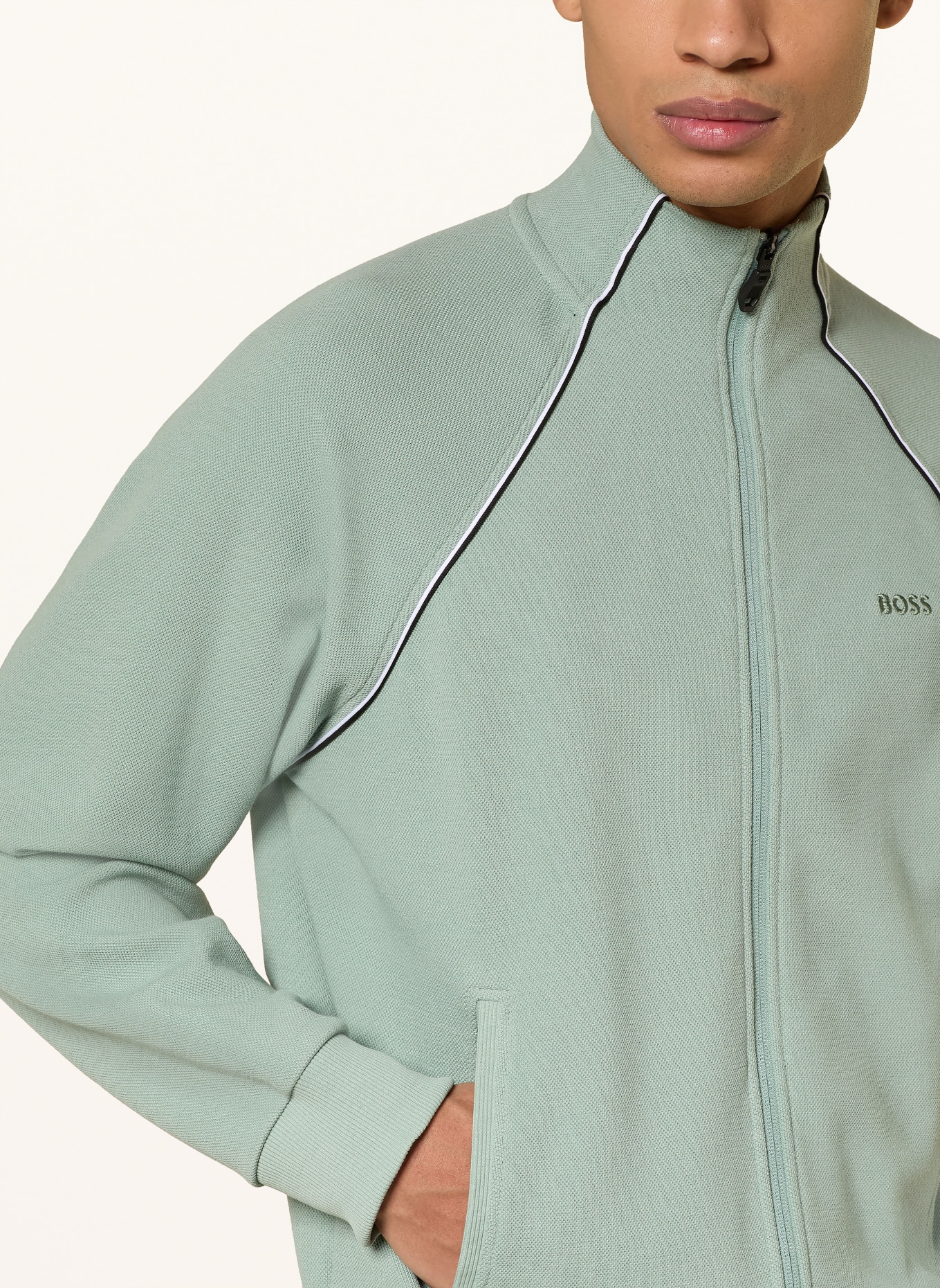 BOSS Sweatjacke JOIN SKAZ: GRÜN