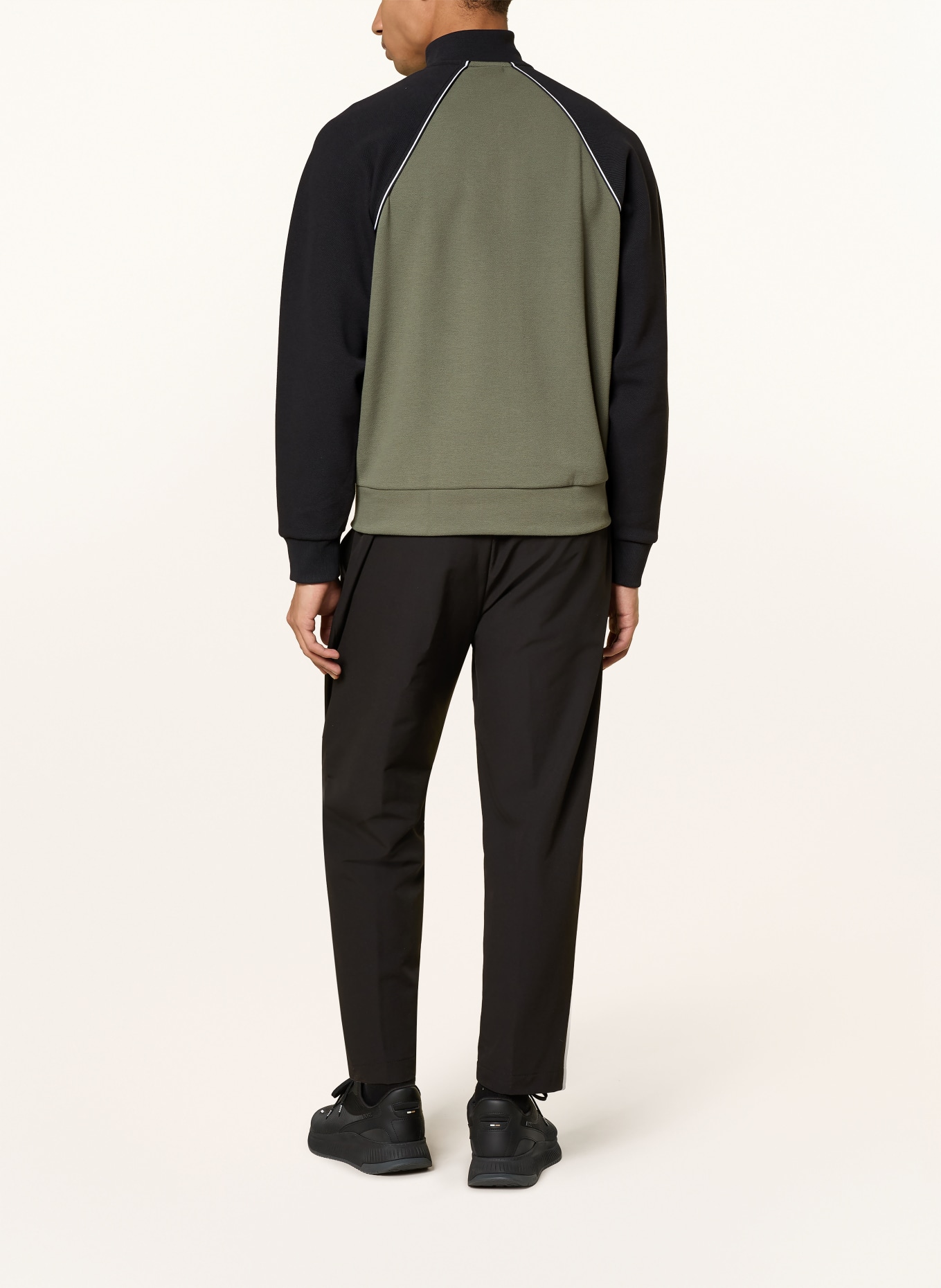 BOSS Sweatjacke JOIN SKAZ: OLIV / SCHWARZ