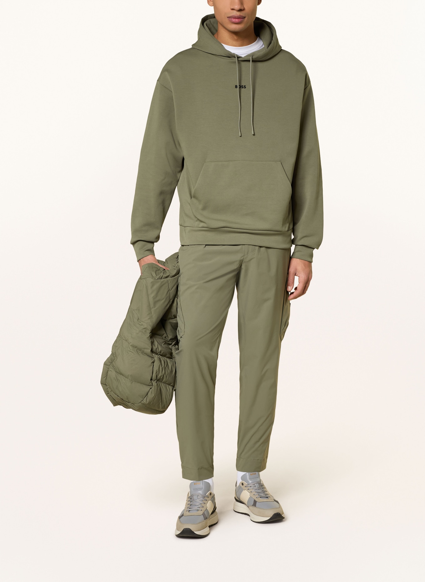 BOSS Hoodie SLY ZONE: OLIV