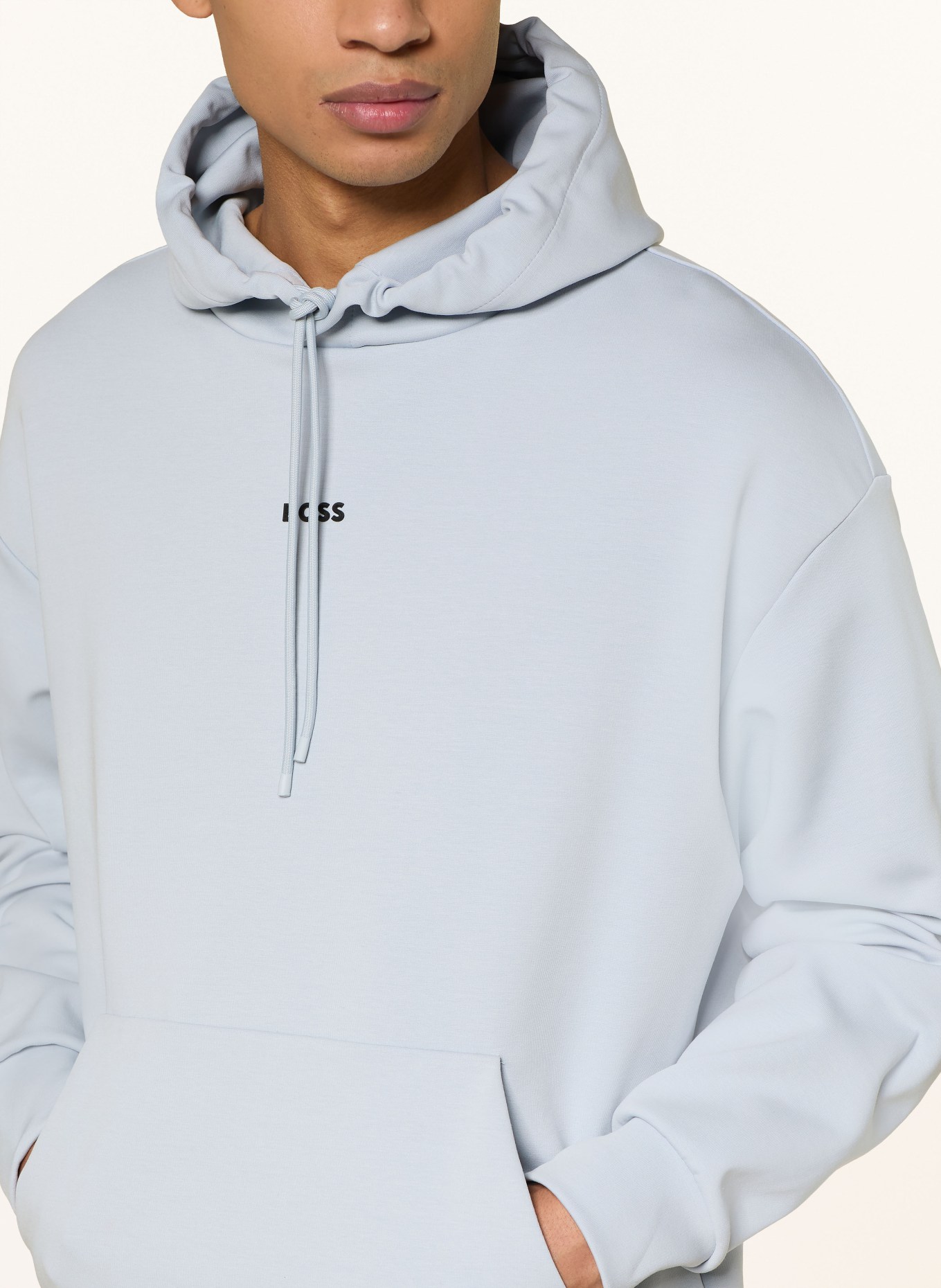 BOSS Hoodie SLY ZONE: BLAUGRAU