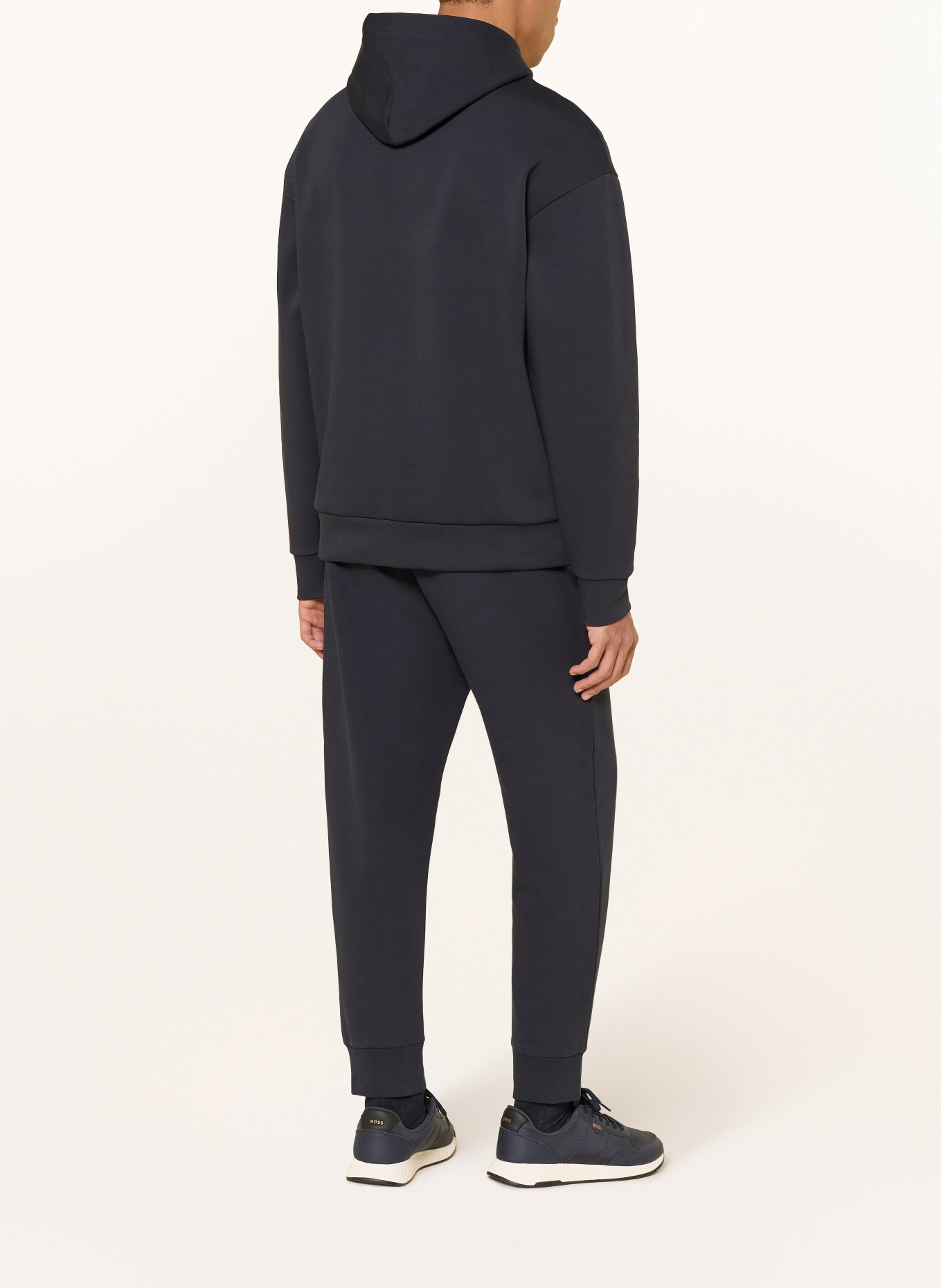 BOSS Bluza z kapturem SLY ZONE: GRANATOWY