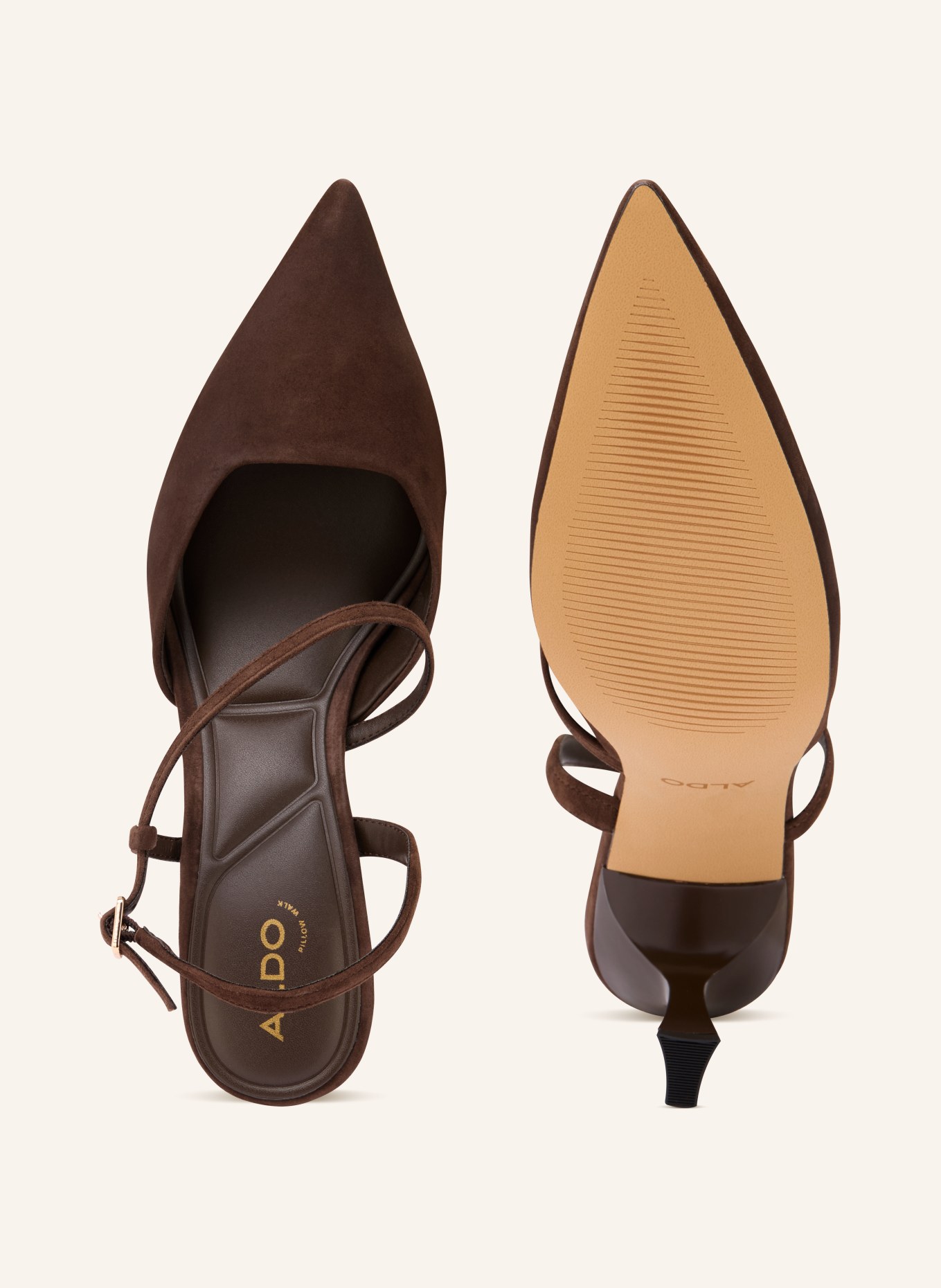 ALDO Lodičky JULEZ: TMAVĚ HNĚDÁ