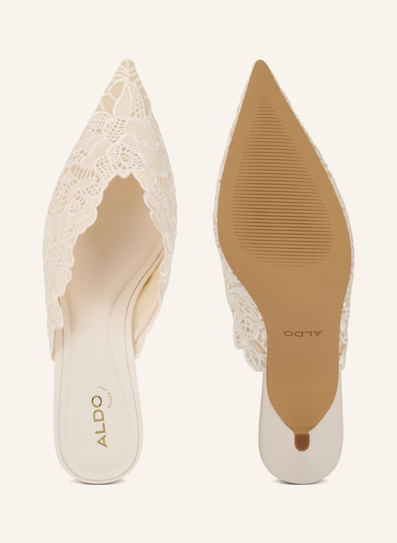 ALDO Klapki GALINA: KREMOWY