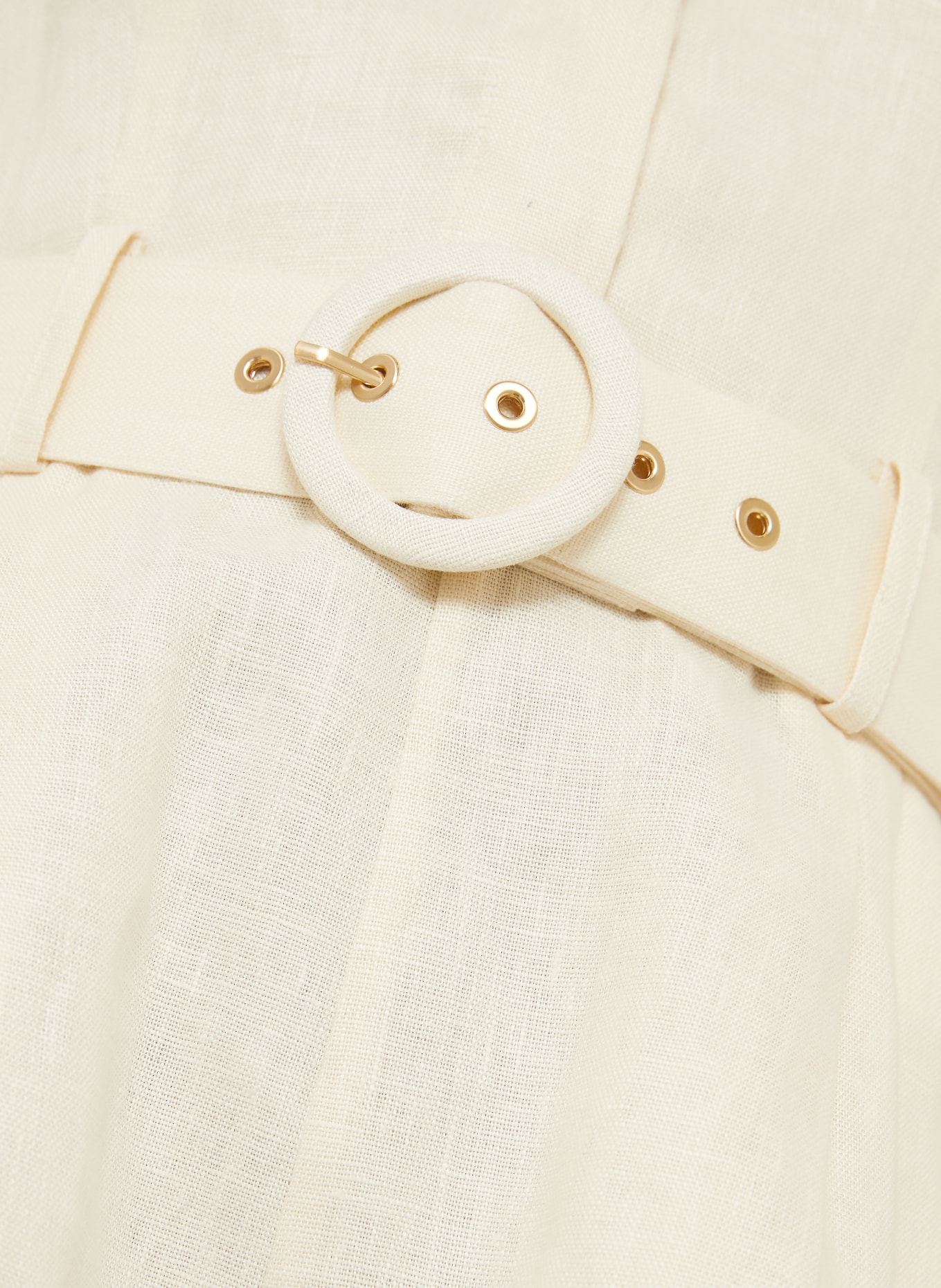 ZIMMERMANN Combinaison en lin AWAKEN: JAUNE CLAIR