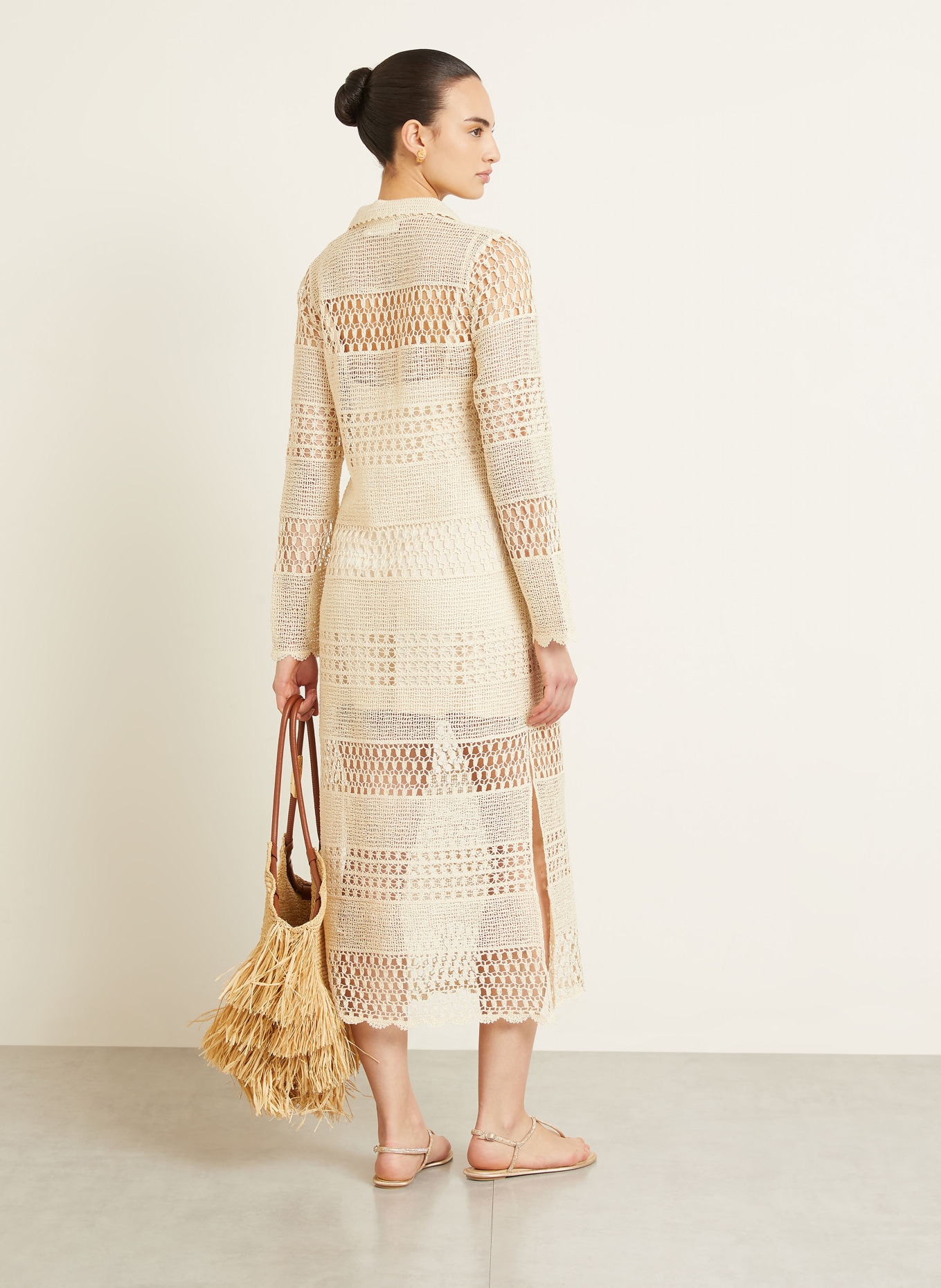 ZIMMERMANN Strandkleid WANDERLUST: CREME