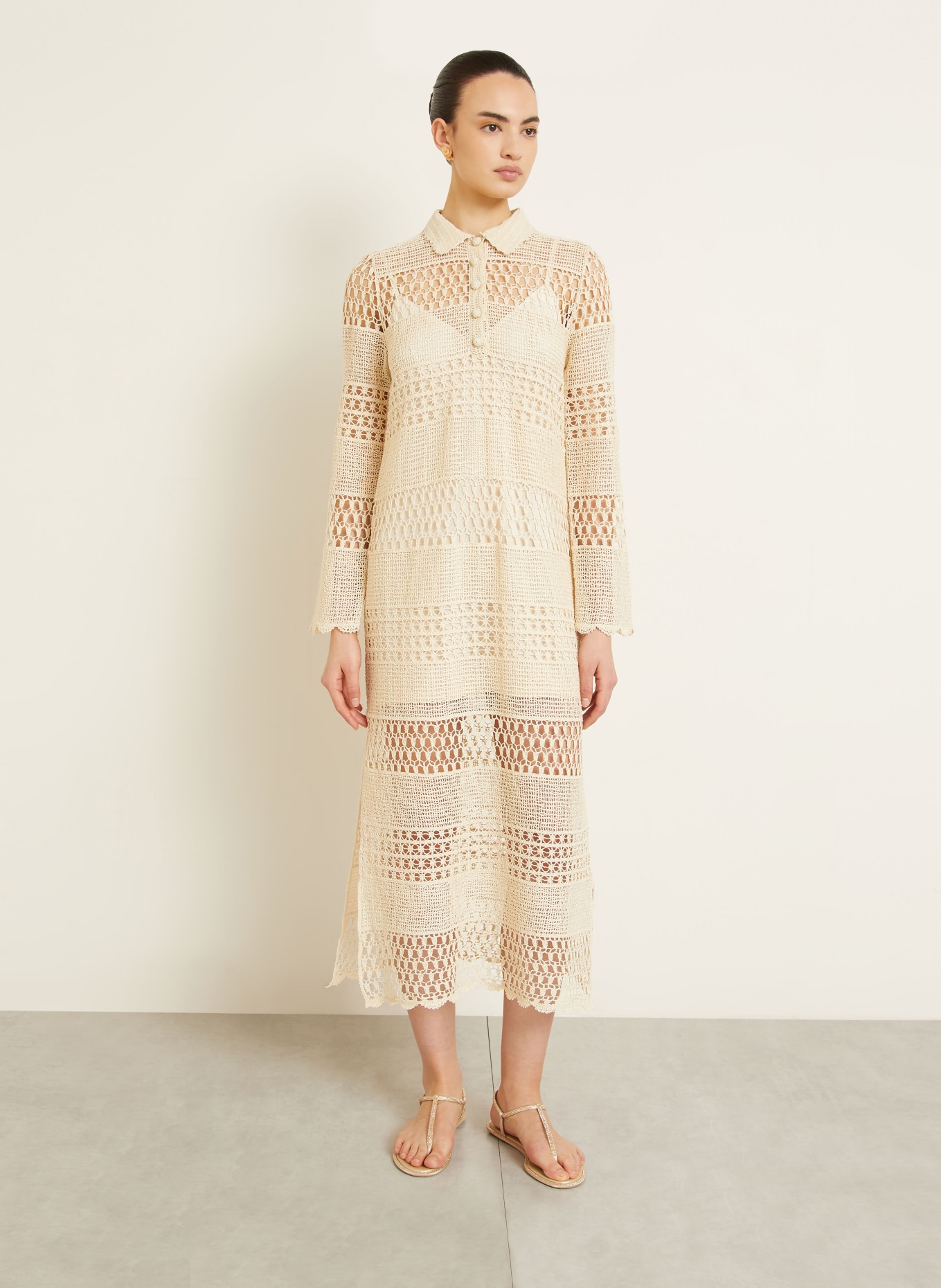 ZIMMERMANN Strandkleid WANDERLUST: CREME
