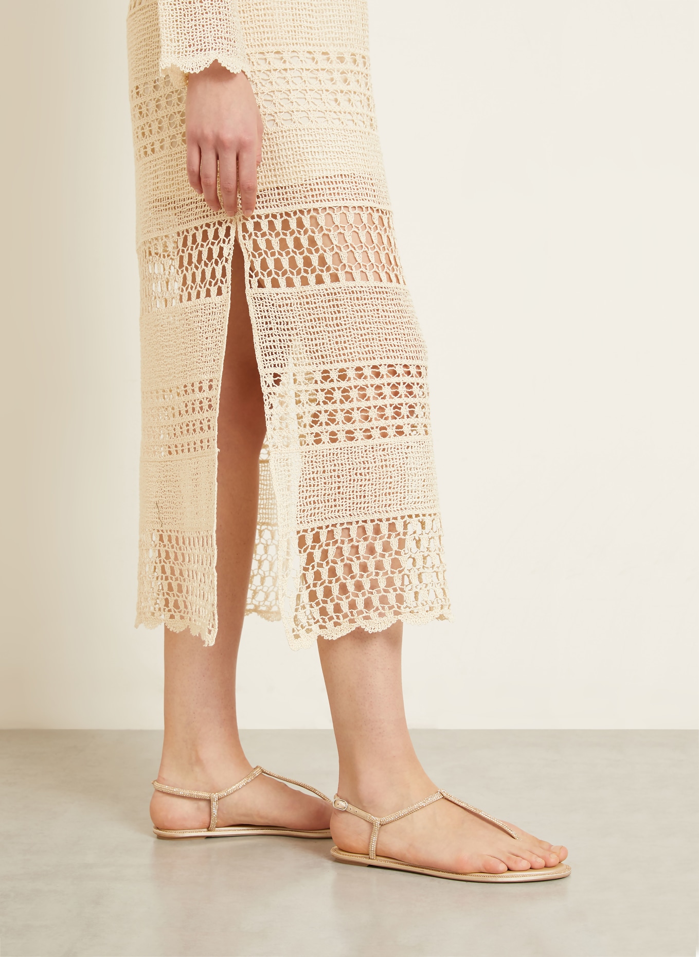 ZIMMERMANN Strandkleid WANDERLUST: CREME