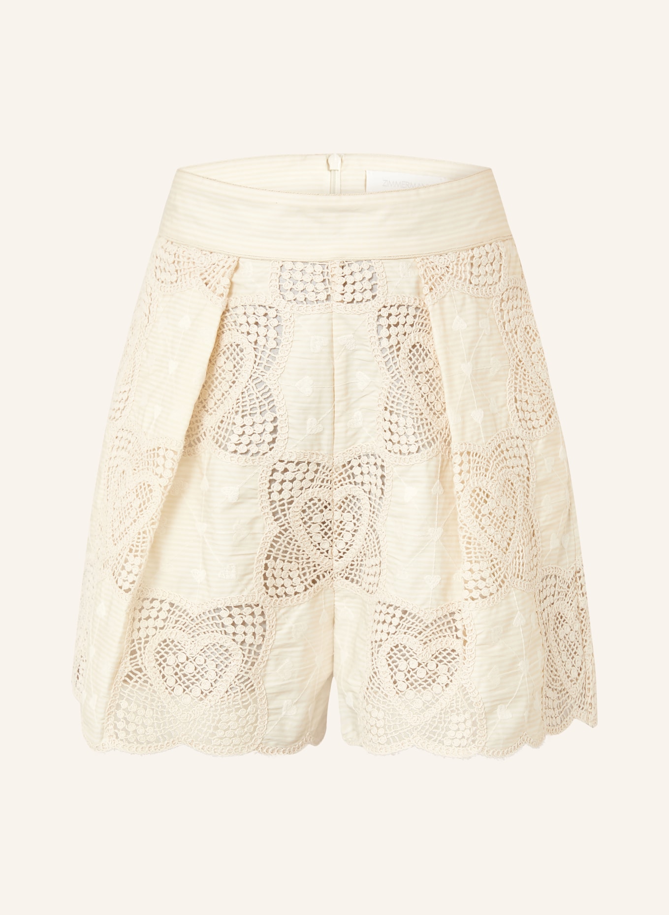 ZIMMERMANN Shorts WANDERLUST: CREME / ECRU