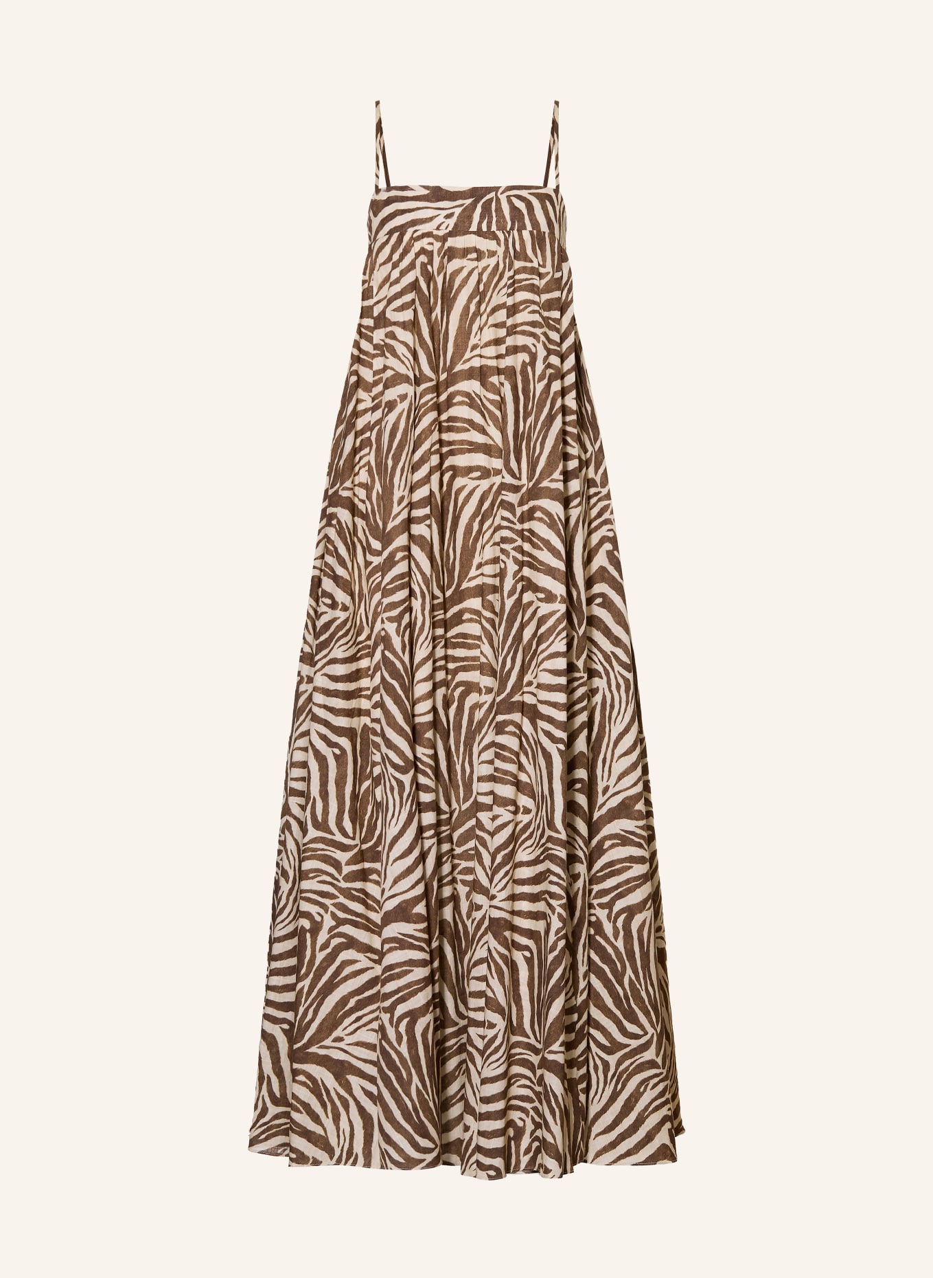 ZIMMERMANN Strandkleid WANDERLUST: BRAUN / HELLBRAUN
